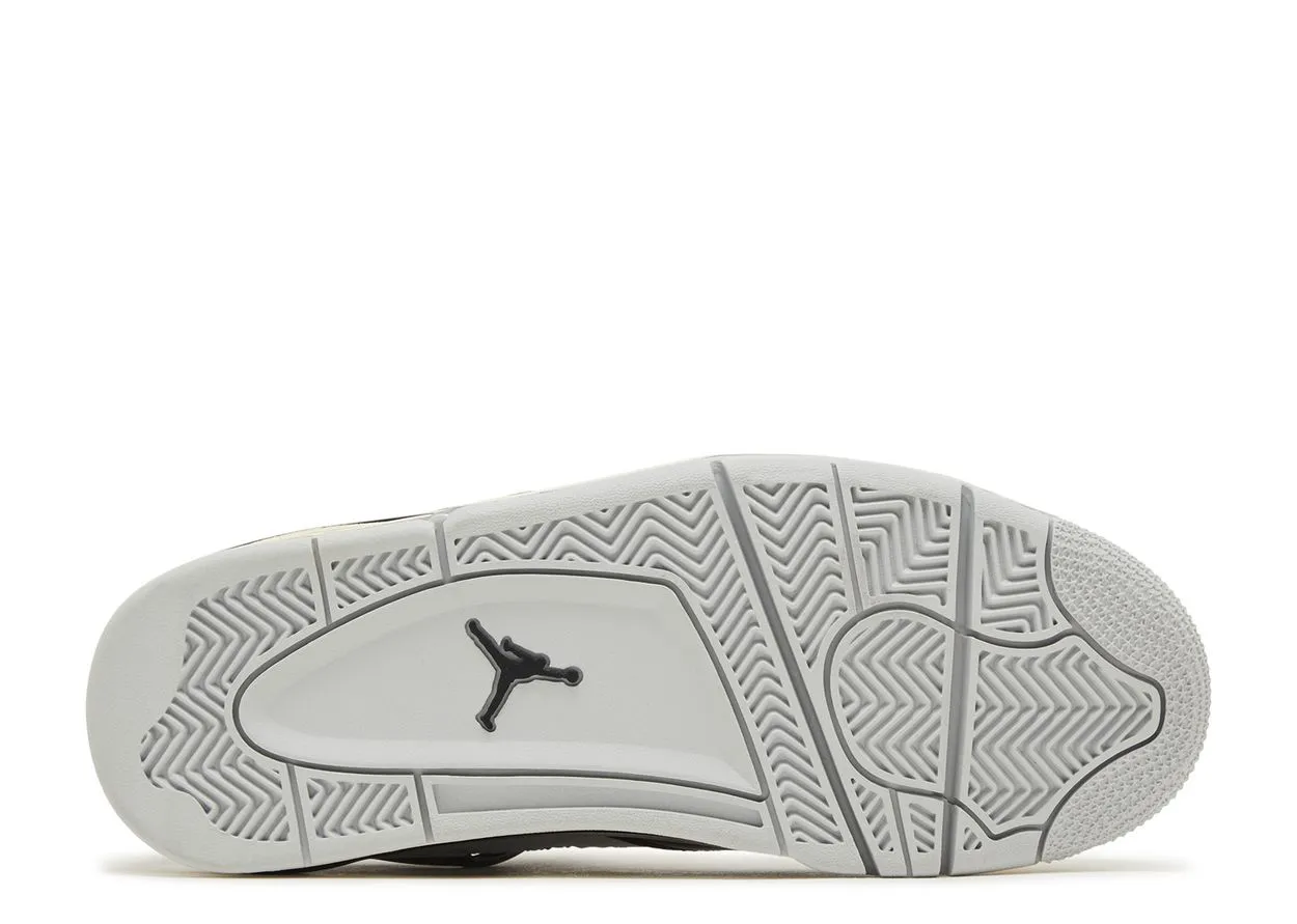 Air Jordan 4 Retro Platinum Gold Breathable Punch Hike