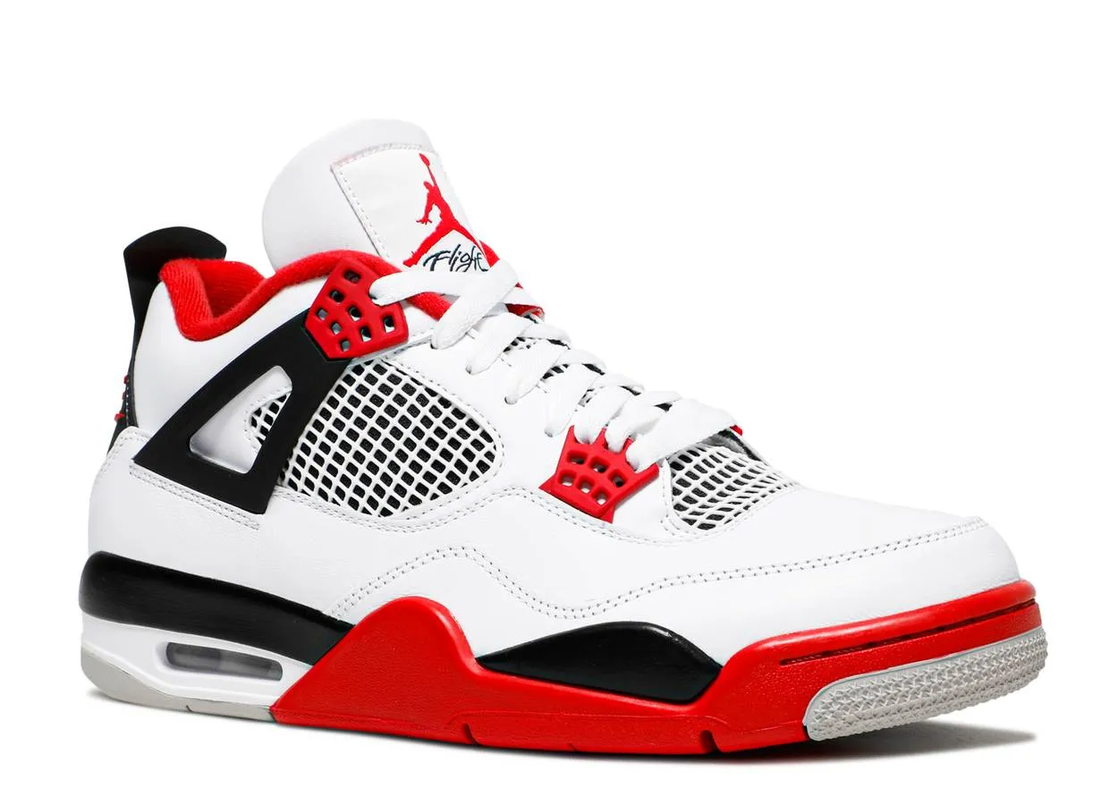 Track Run Air Jordan 4 Retro Fire Red