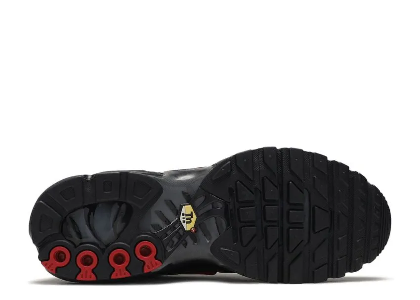 Nike Air Max Plus Black Gradient Red Soft cushion Comfortable fit