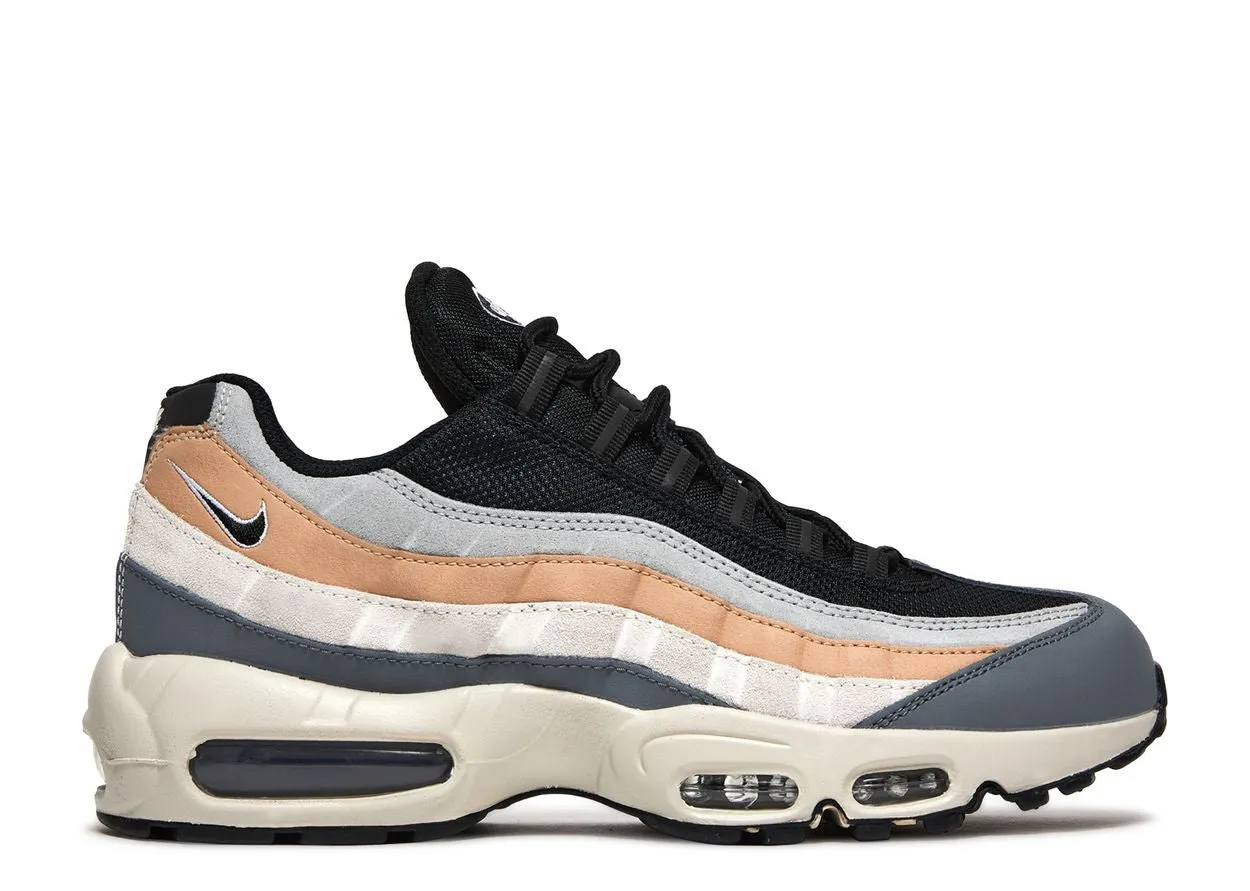 Nike Air Max 95 Black Beige Grey Sturdy Build