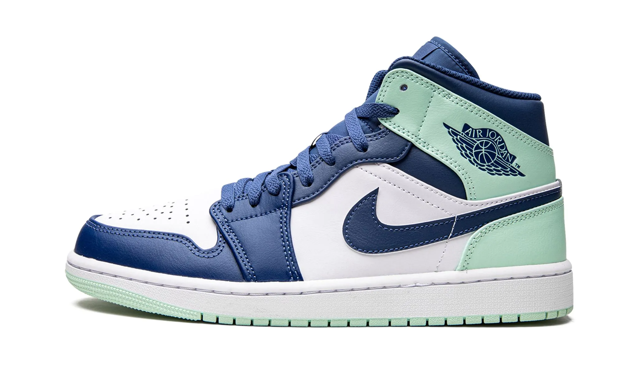 Air Jordan 1 Mid Blue Mint Grab Quick