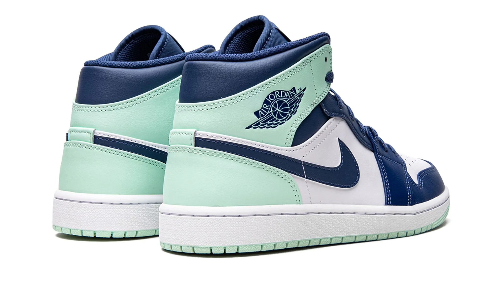 Durable Feel Trail Ease Air Jordan 1 Mid Blue Mint