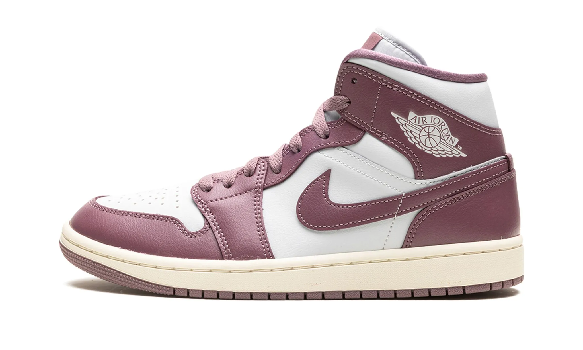Air Jordan 1 Mid Wmns Sky J Mauve True Comfort Morning Ready