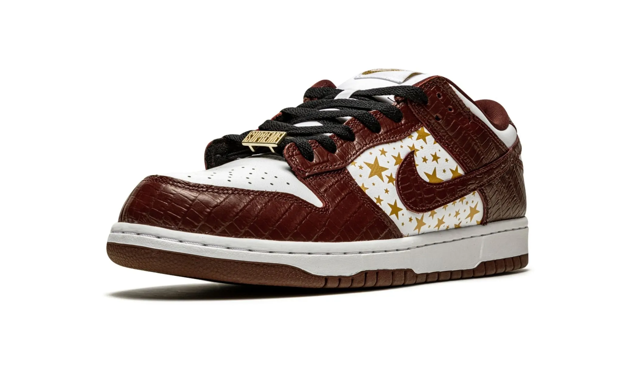 All Rounder Comfortable Fitment Nike SB Dunk Low "Supreme - Stars" Barkroot Brown