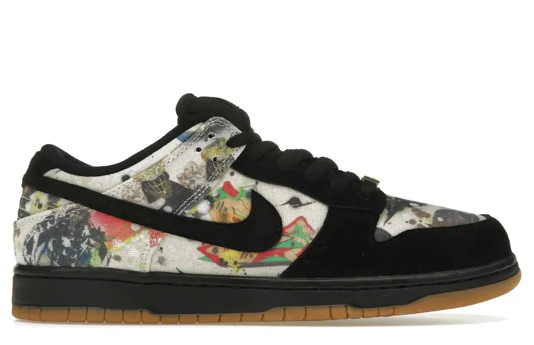 Nike SB Dunk Low Supreme Rammellzee No Break Trail Walk