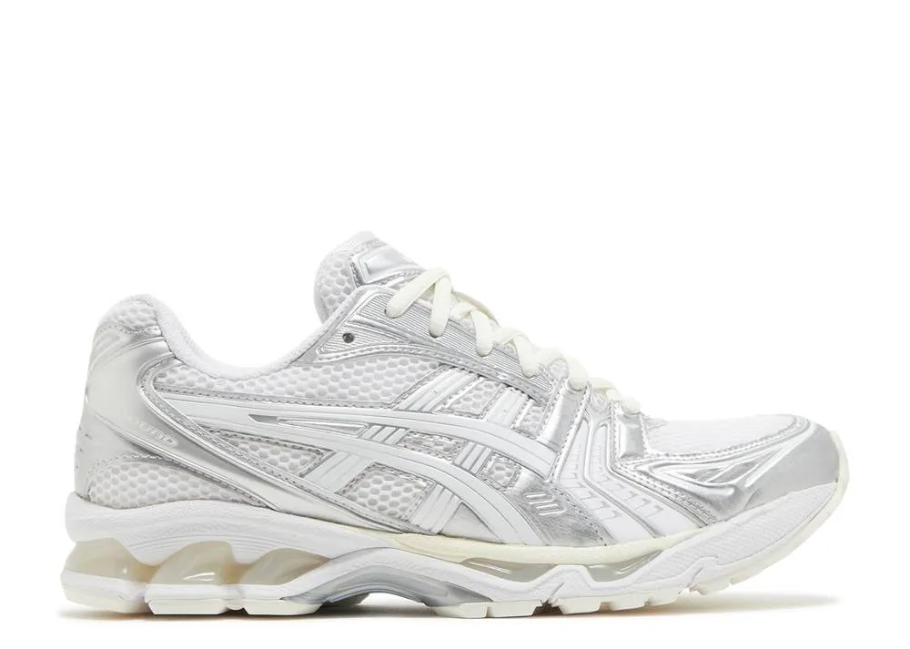 Ultra Responsive Cushion Retro Asics Gel-Kayano 14 JJJJound Silver White