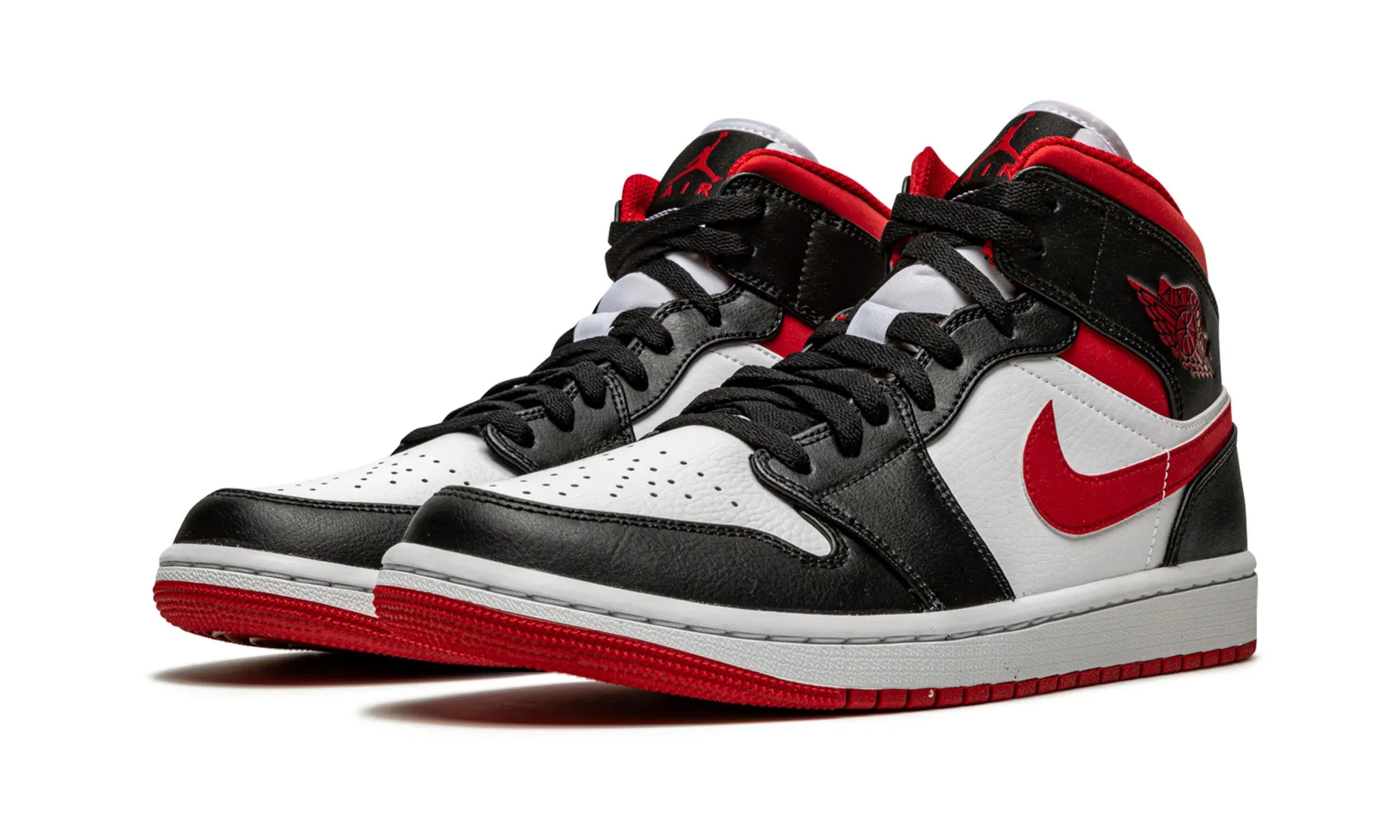 Air Jordan 1 Mid Metallic Red Minimal Edge Commuter Fit