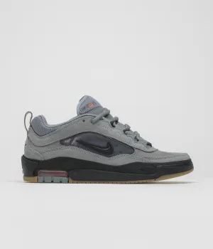Nike SB Orange Label Air Max Ishod Shoes - Cool Grey / Black - Cool Grey - Dark Grey Urban Look