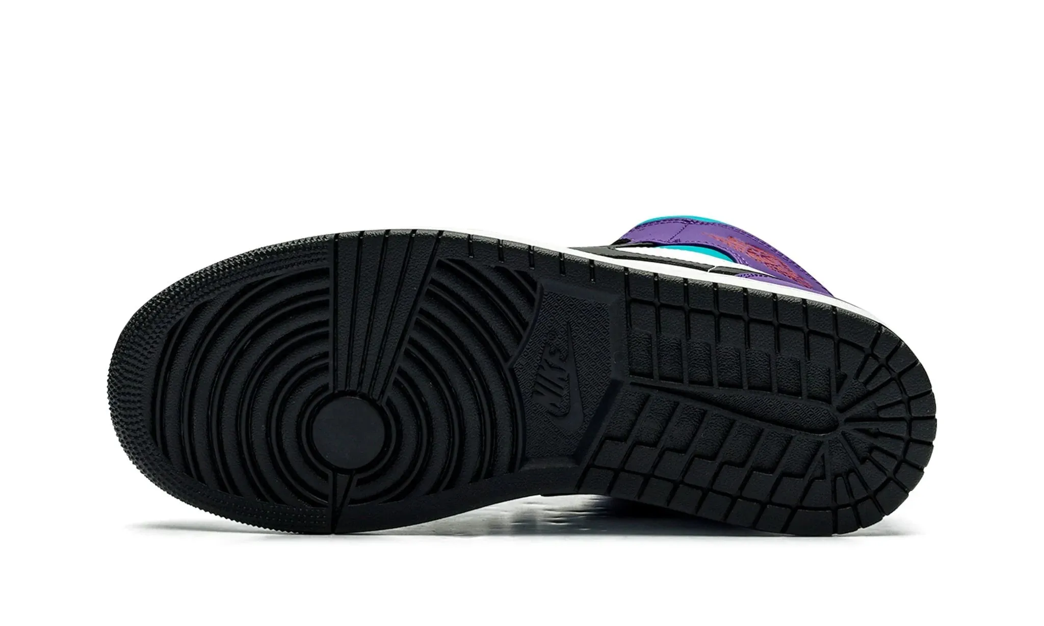 Air Jordan 1 Mid Aqua Lead Step Breathable Linings