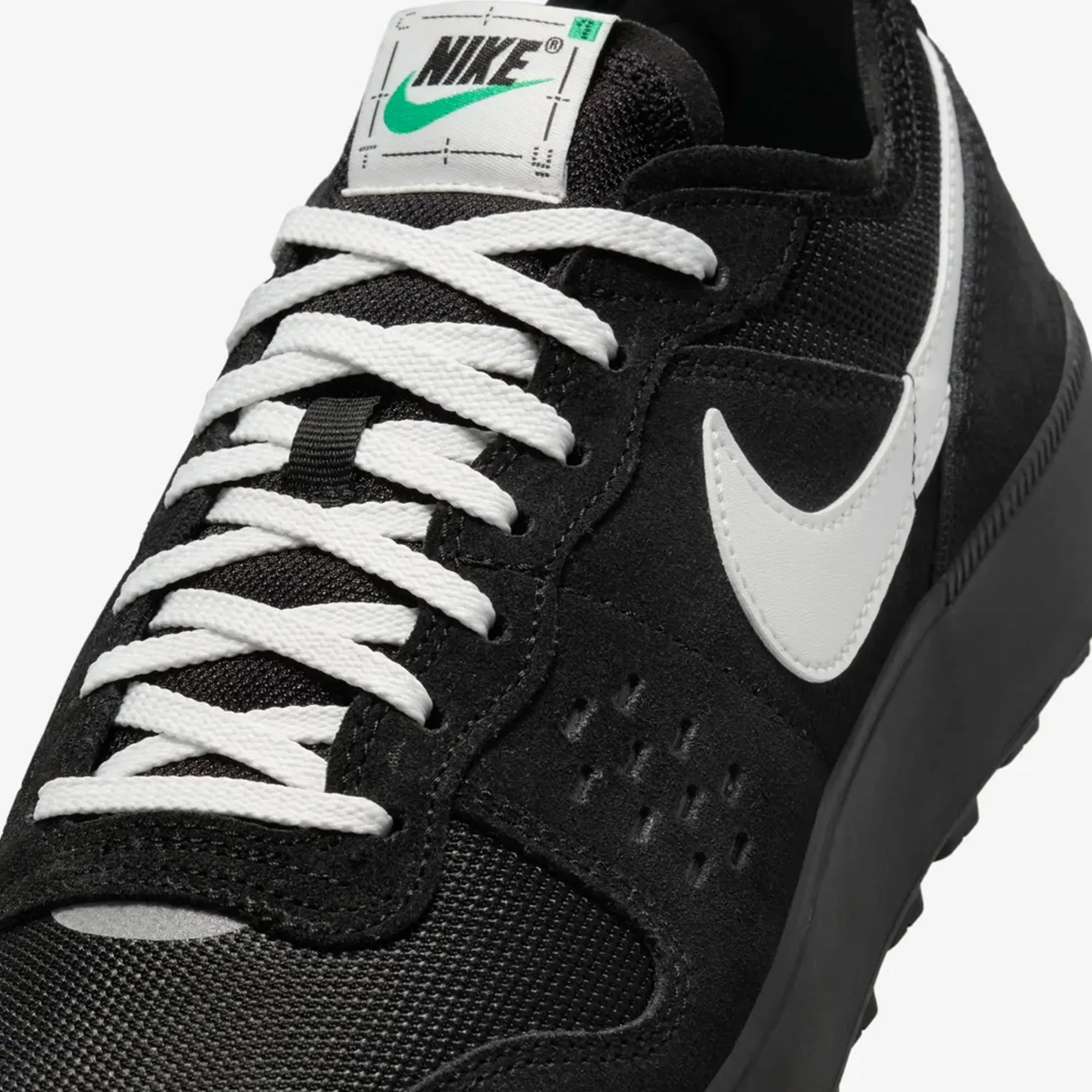 Nike | C1TY { BLACK/SUMMIT WHITE-STADIUM GREEN Comfortable Wear Supportive