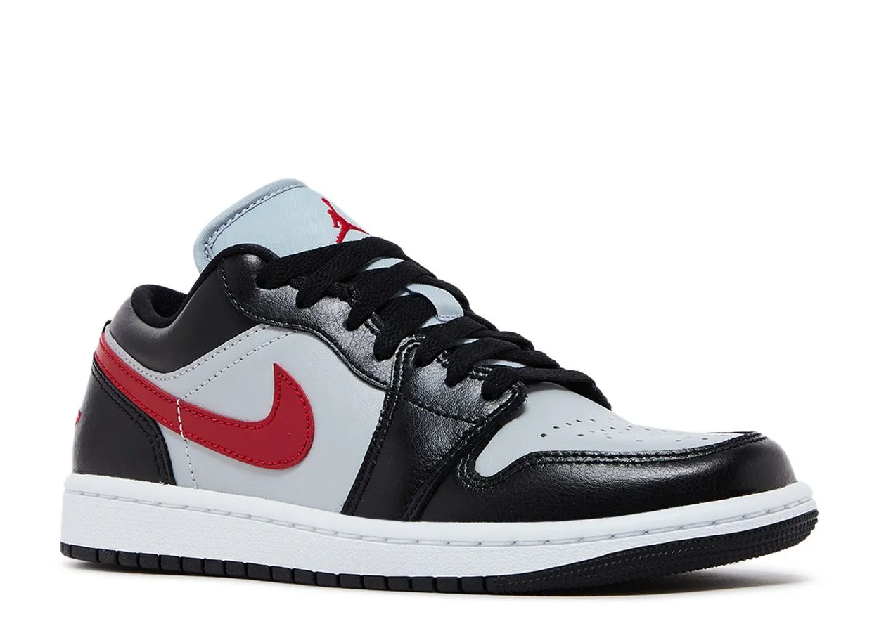 Air Jordan 1 Low Wolf Grey Gym Red Fast Go