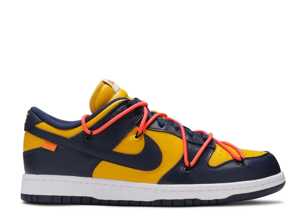 Simple Touch Trend Focused Nike Dunk Low Off-White University Gold