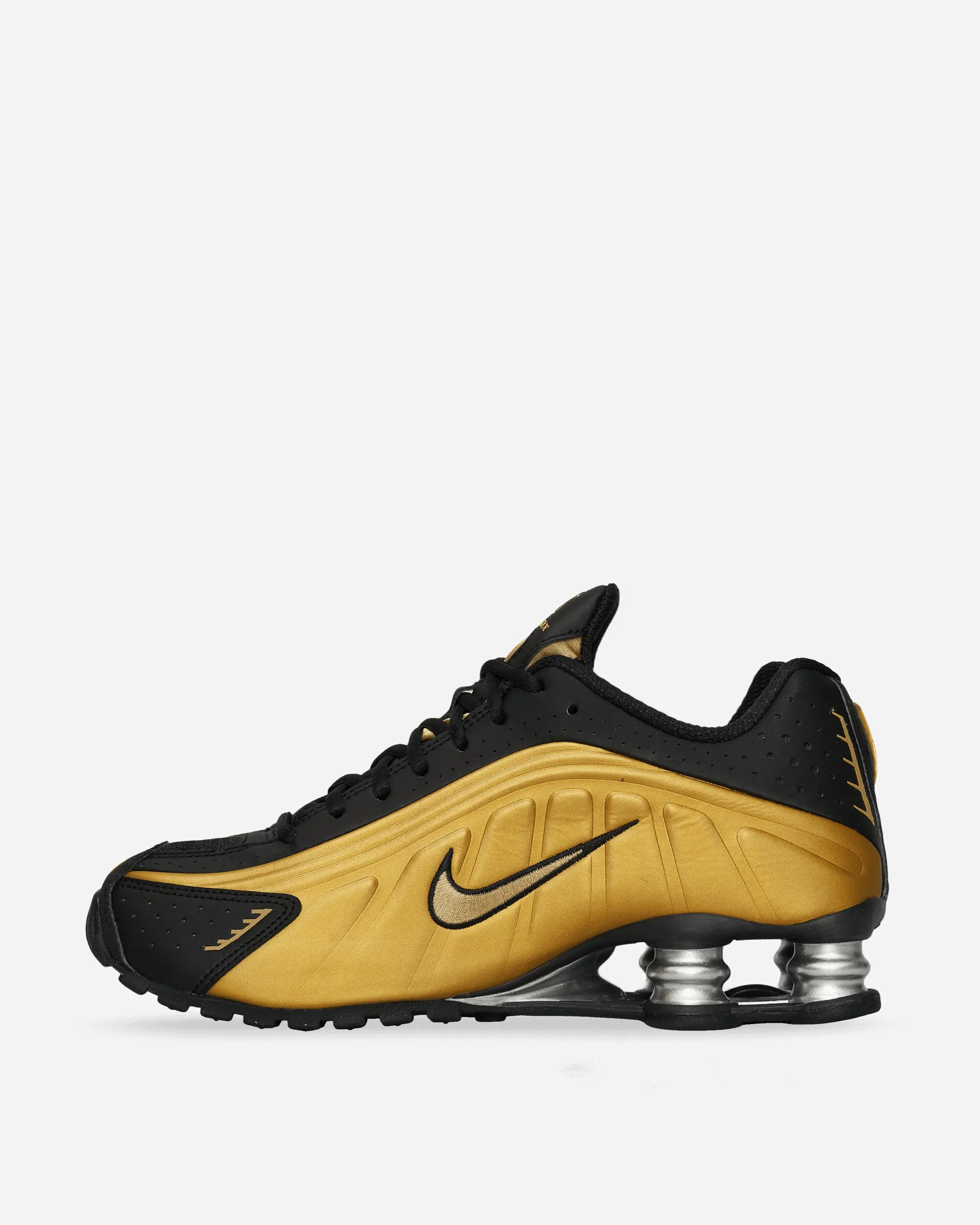 Women's Shox R4 Sneakers Black / Metallic Gold Every Step