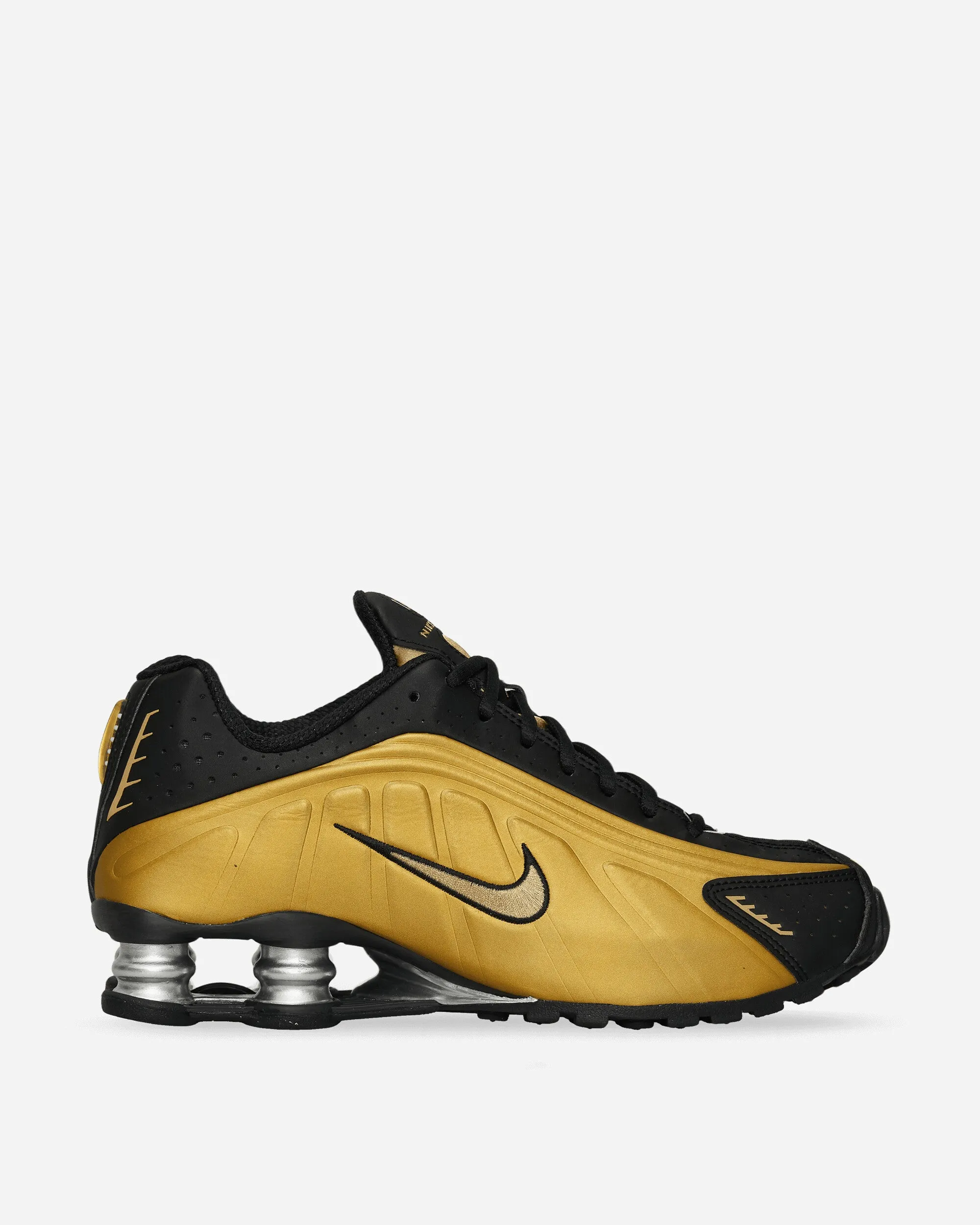 Fast Go Women's Shox R4 Sneakers Black / Metallic Gold