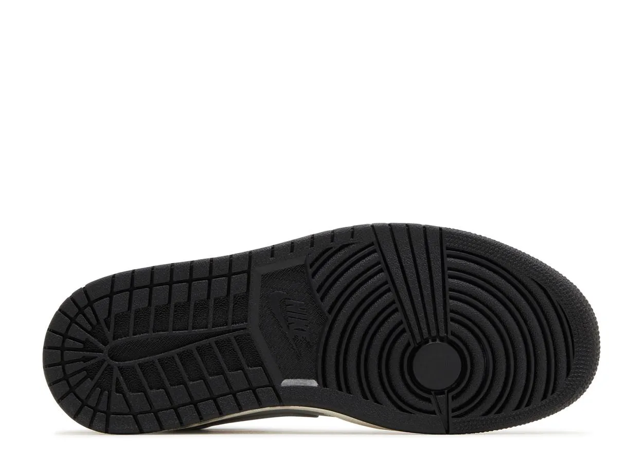 Pasture Hike Air Jordan 1 Mid SE Black Metallic Silver