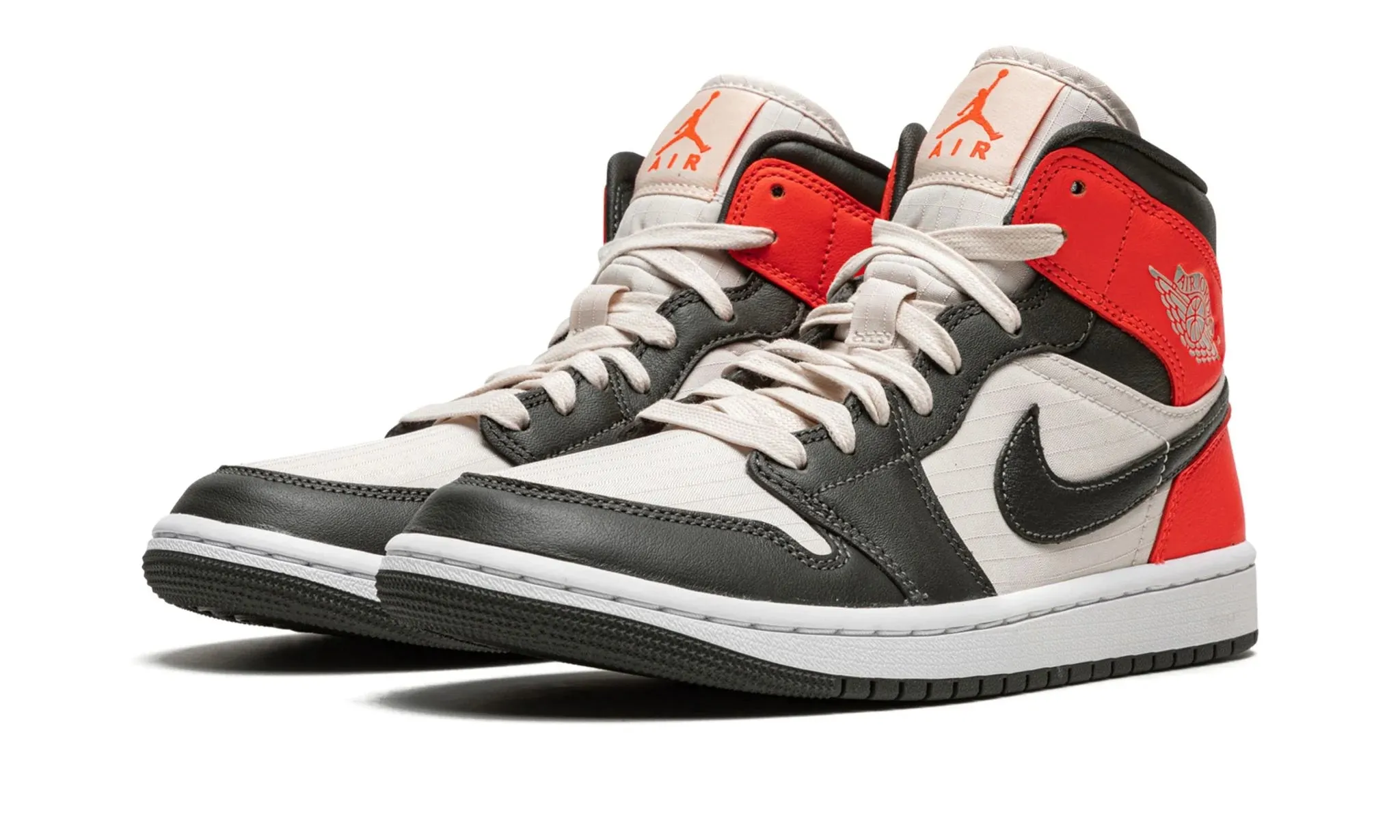 Relaxed Fit Shoes Urban Living Air Jordan 1 Mid Light Orewood (Women's)