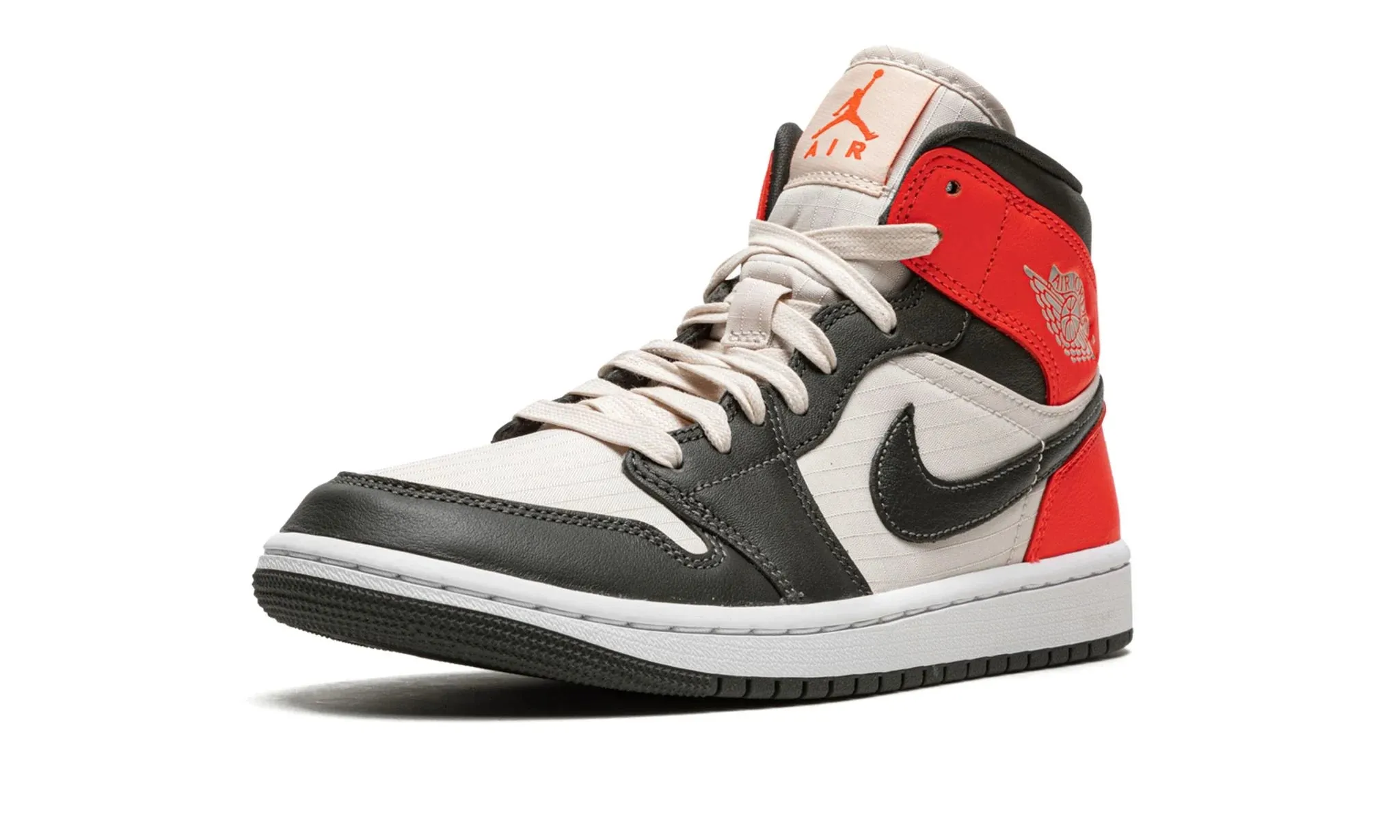 Air Jordan 1 Mid Light Orewood (Women's) Comfort toe