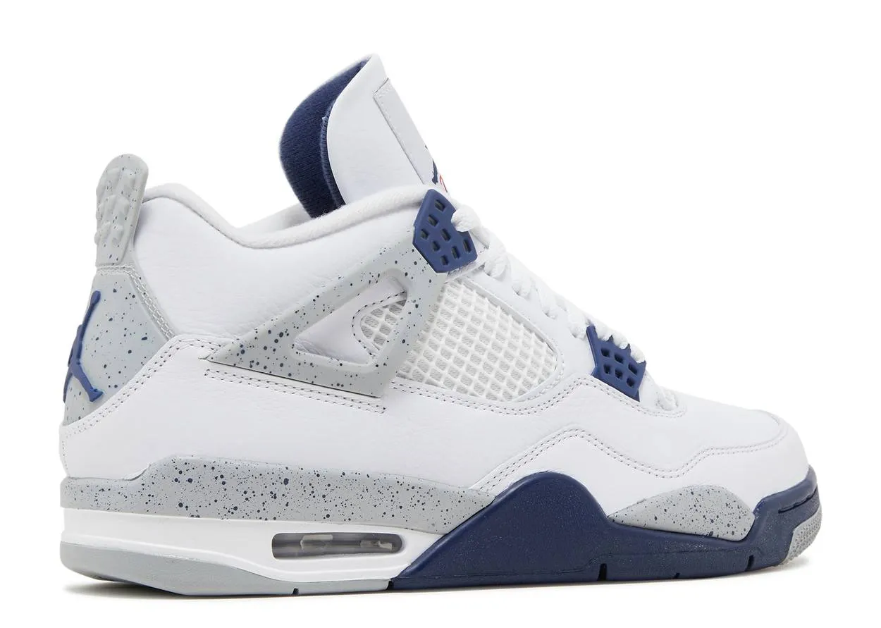 Smooth Finish Air Jordan 4 Midnight Navy