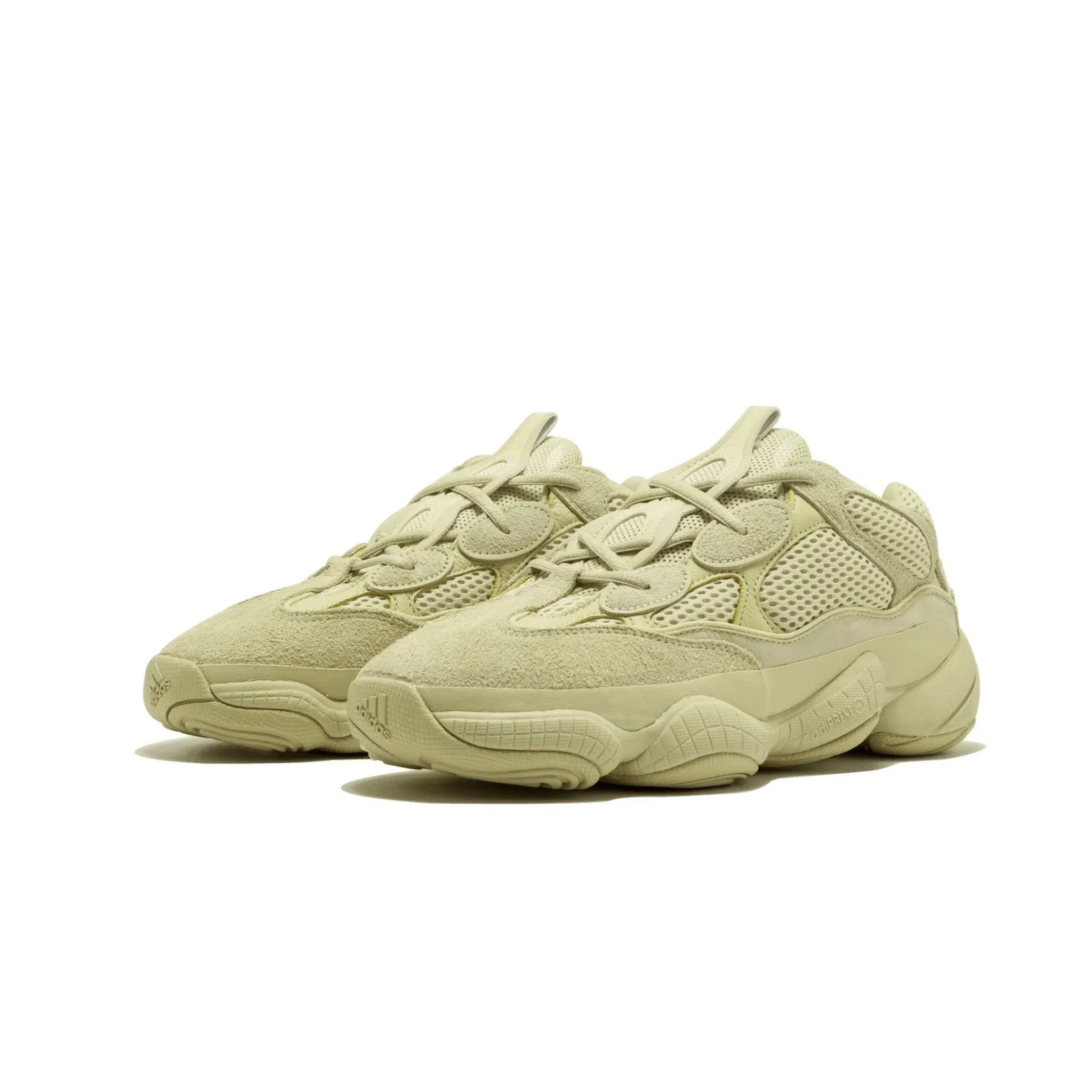 Yeezy Boost 500 - Super Moon Yellow Fast Stride On Foot