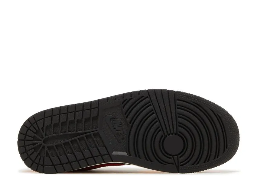 Air Jordan 1 Low SE Black Multi-Color Feet Relief Park Walk