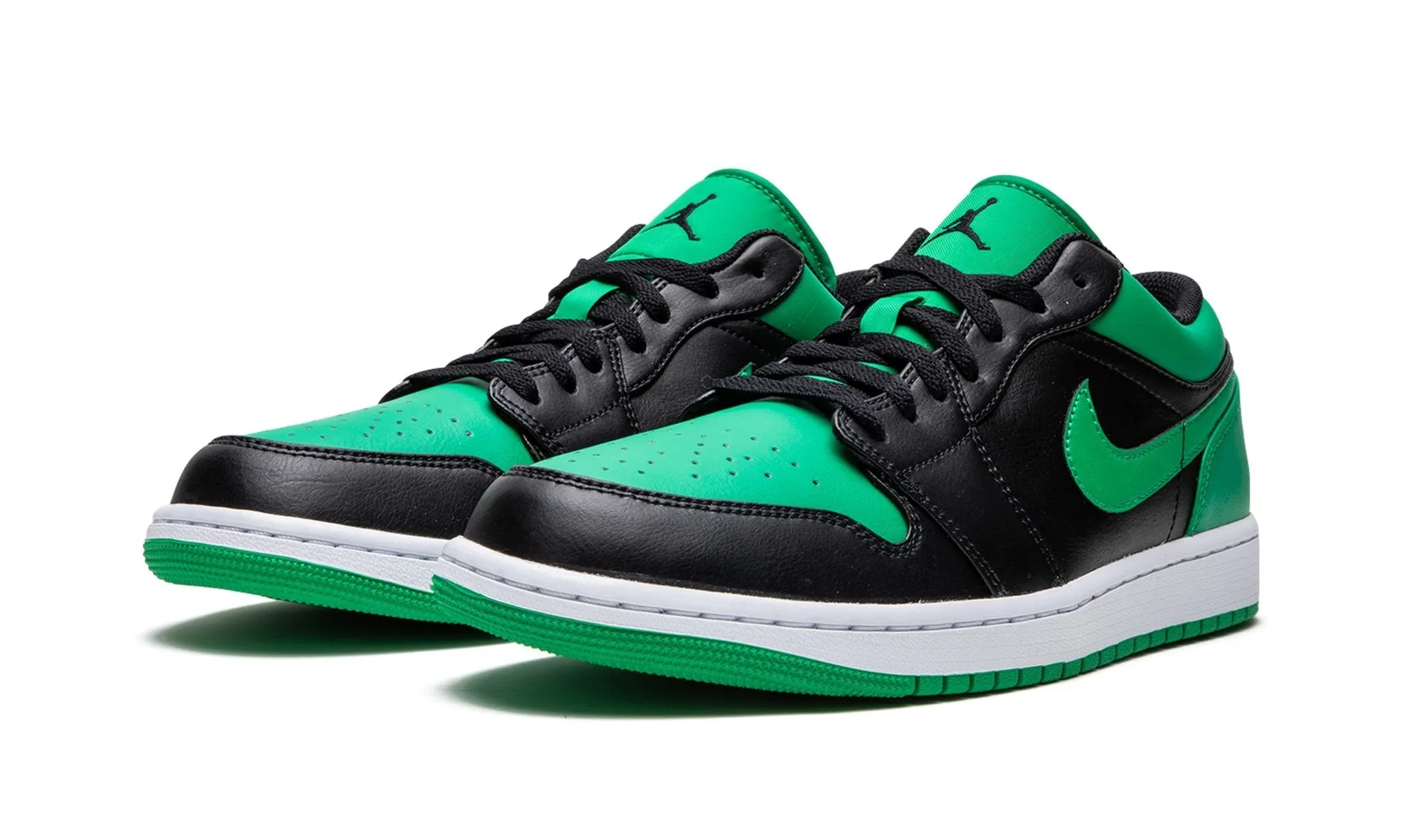 Rubber Sole Air Jordan 1 Low Lucky Green