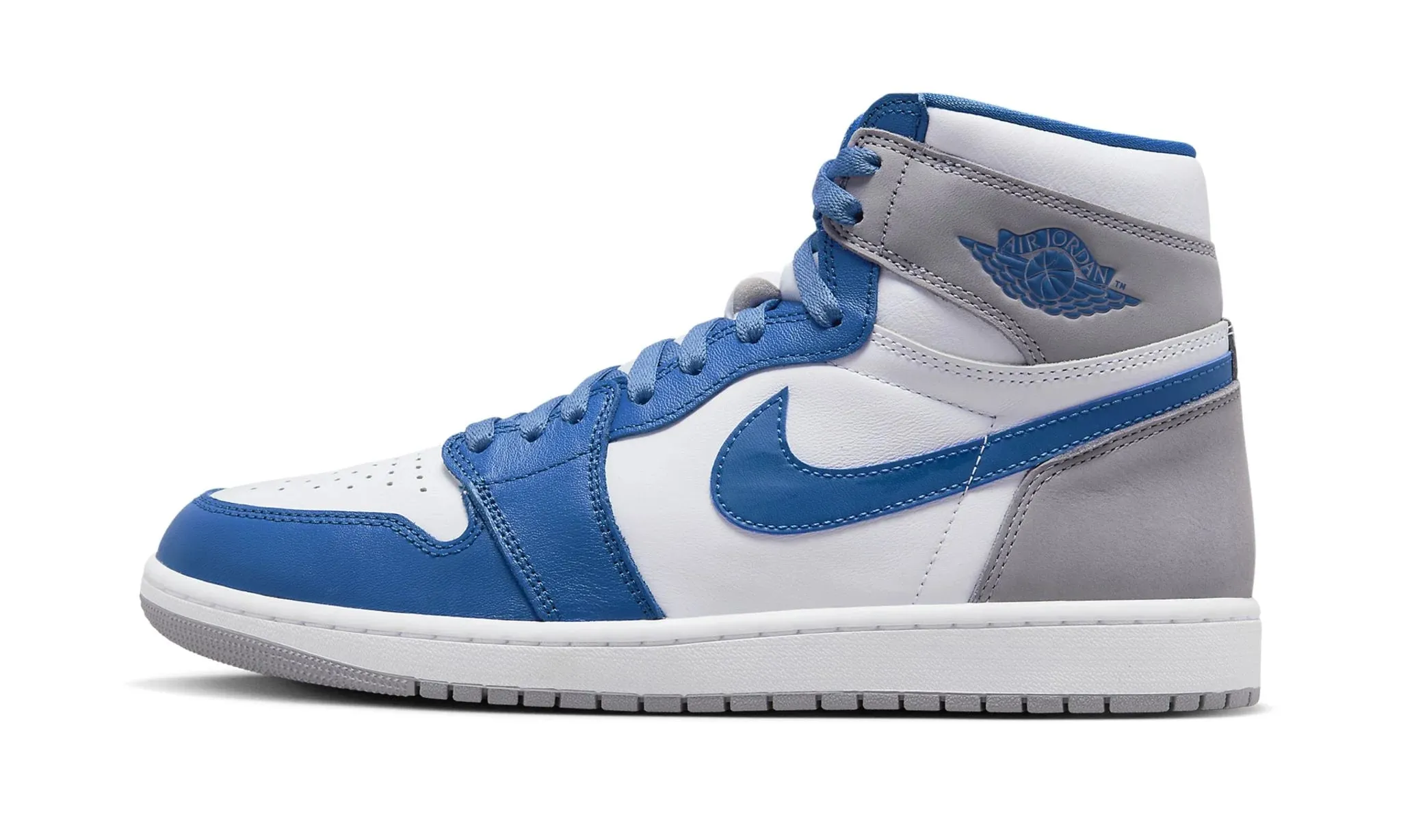 Air Jordan 1 High OG True Blue Casual Style
