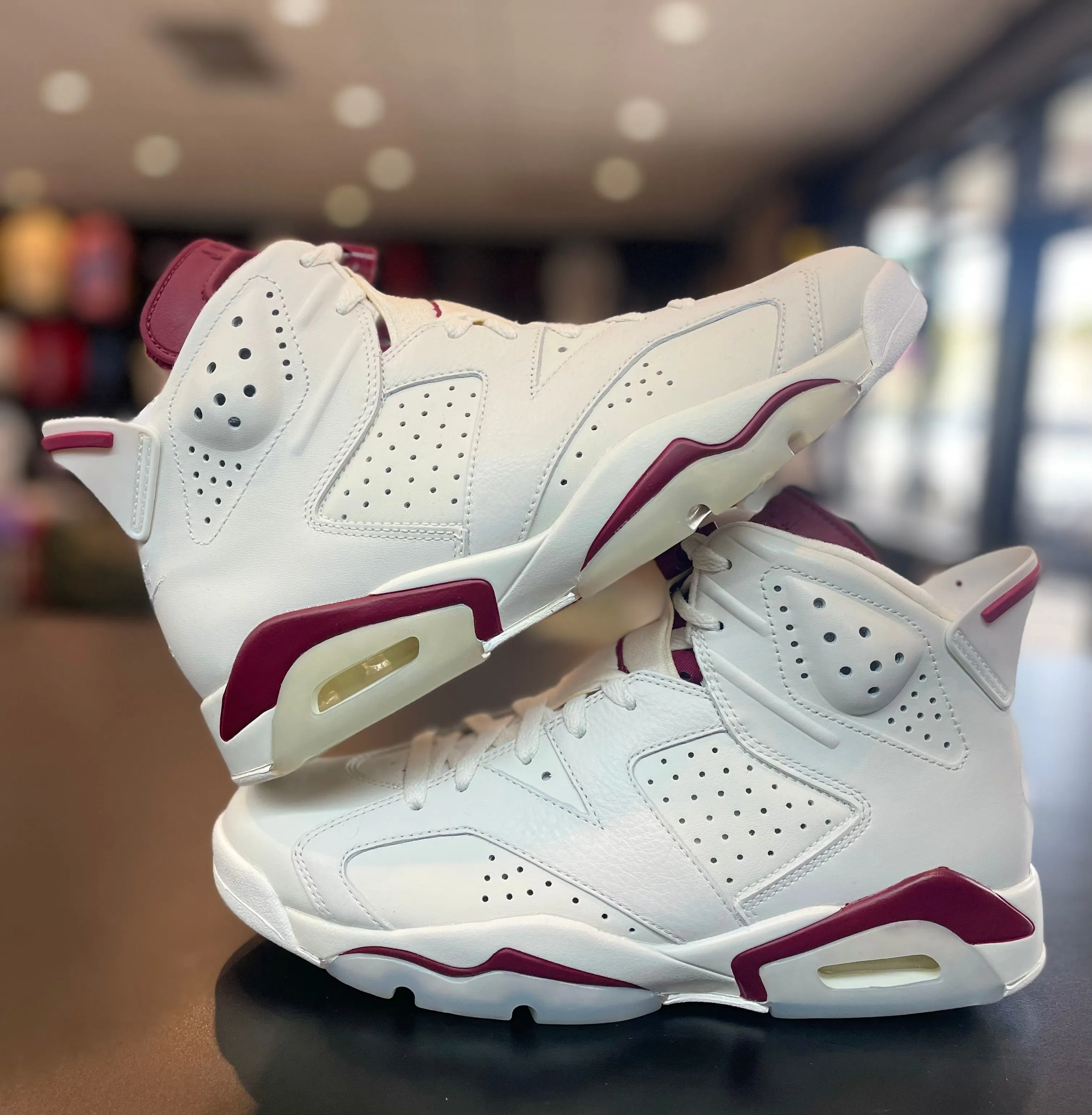 Air Jordan Retro 6 ??Maroon?? (2015) Fresh Day Heavy Use