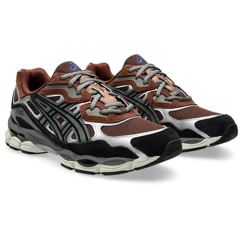 Asics GEL-NYC Reddish Brown and Black 1203A383-200 Step Ease Smooth Surface