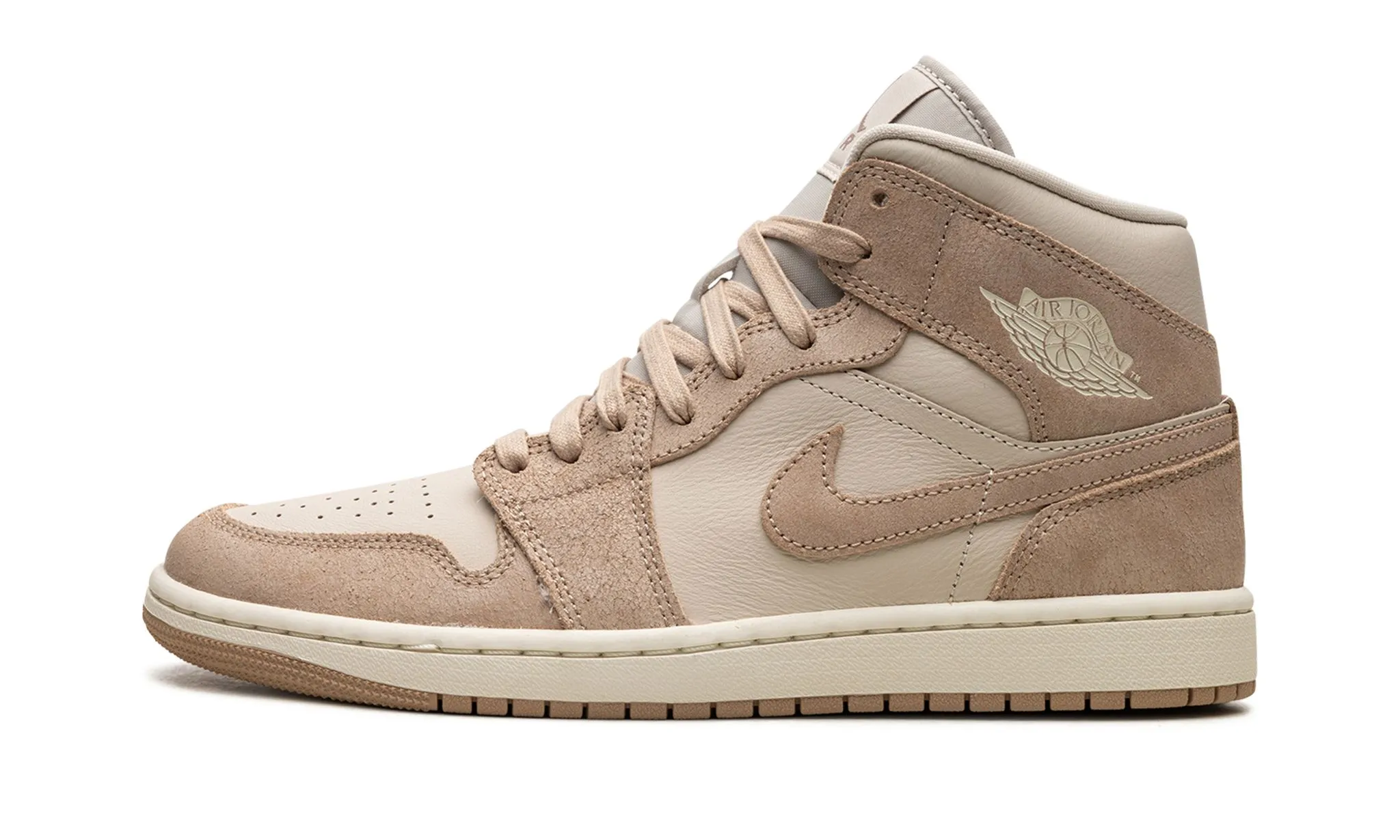 Edge Appeal Step Ease Wmns Air Jordan 1 Mid SE 'Legend Light Brown'