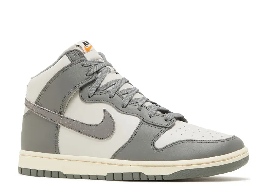 Non Marking Nike Dunk High Vintage Light Bone Grey
