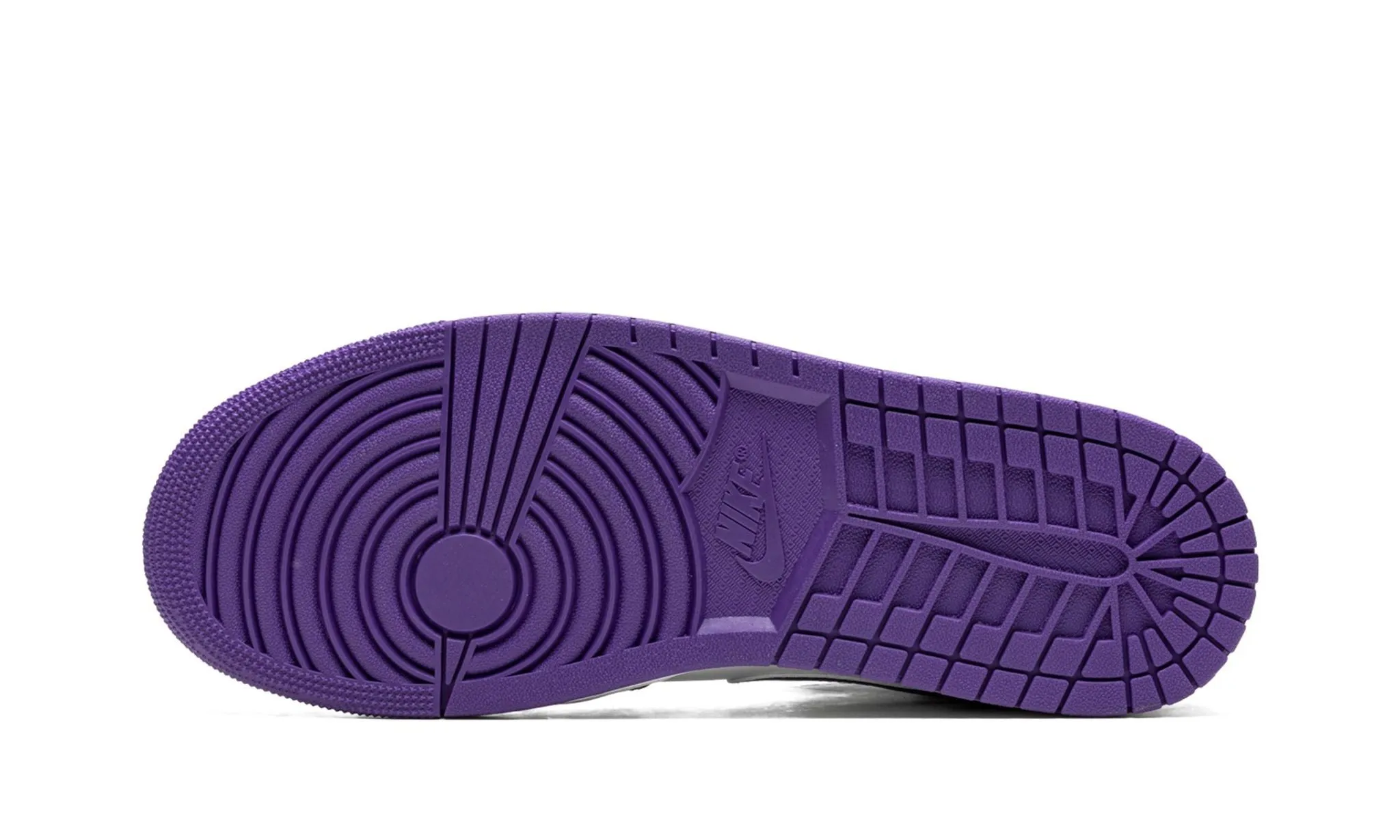 Air Jordan 1 Mid Dark Iris / Court Purple Pass Step Flexible Construction