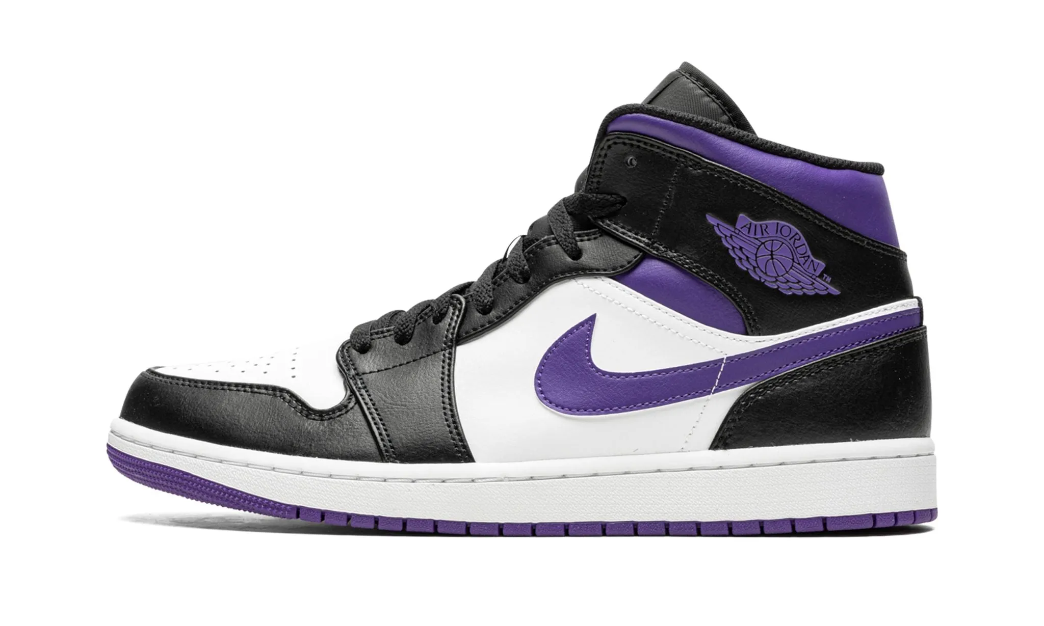 soft fit Air Jordan 1 Mid Dark Iris / Court Purple