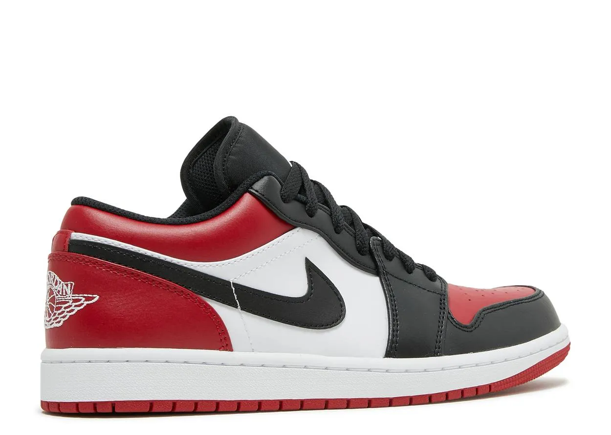 Air Jordan 1 Low Bred Toe Outdoor Fit