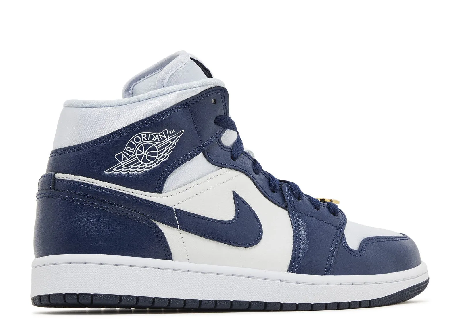 Pure Function Support Zone Air Jordan 1 Mid Football Grey White Midnight Navy