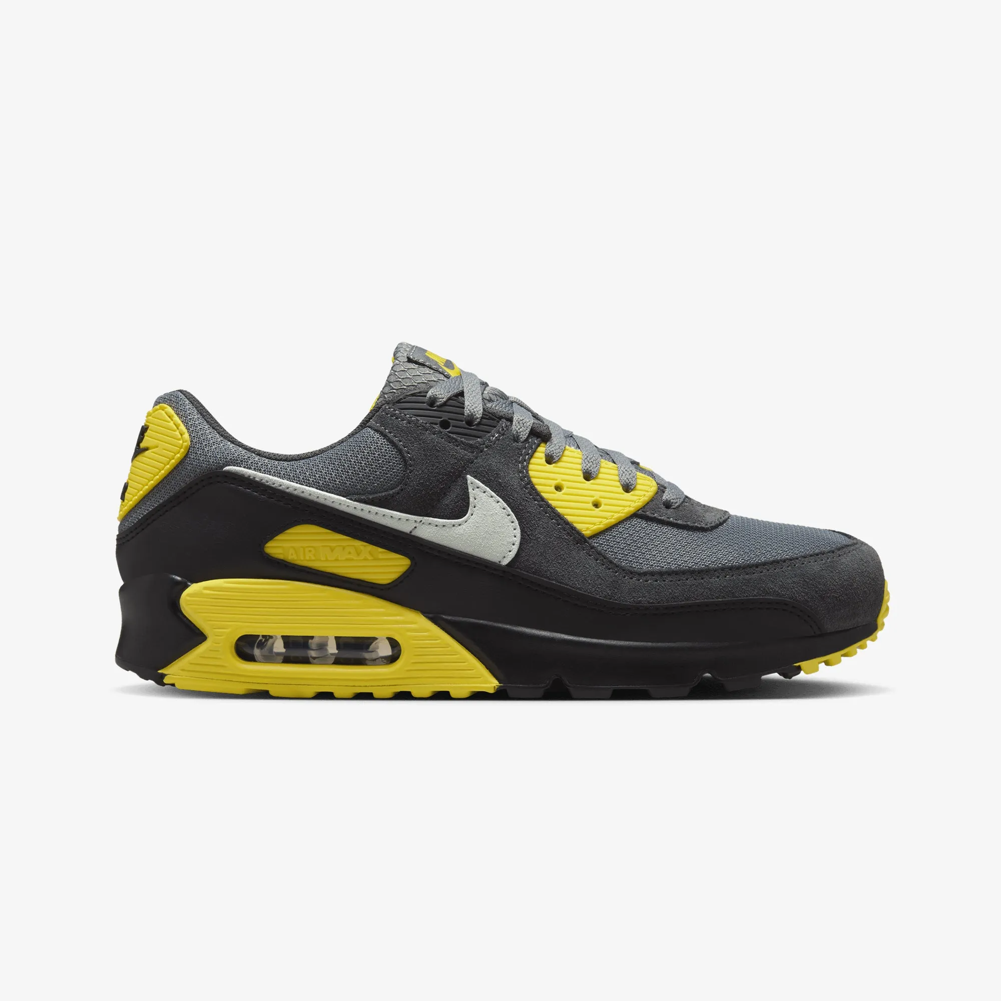 Morning Walk Fur Trim Nike | AIR MAX 90 { SMOKE GREY/LIGHT SILVER-LIGHTENING