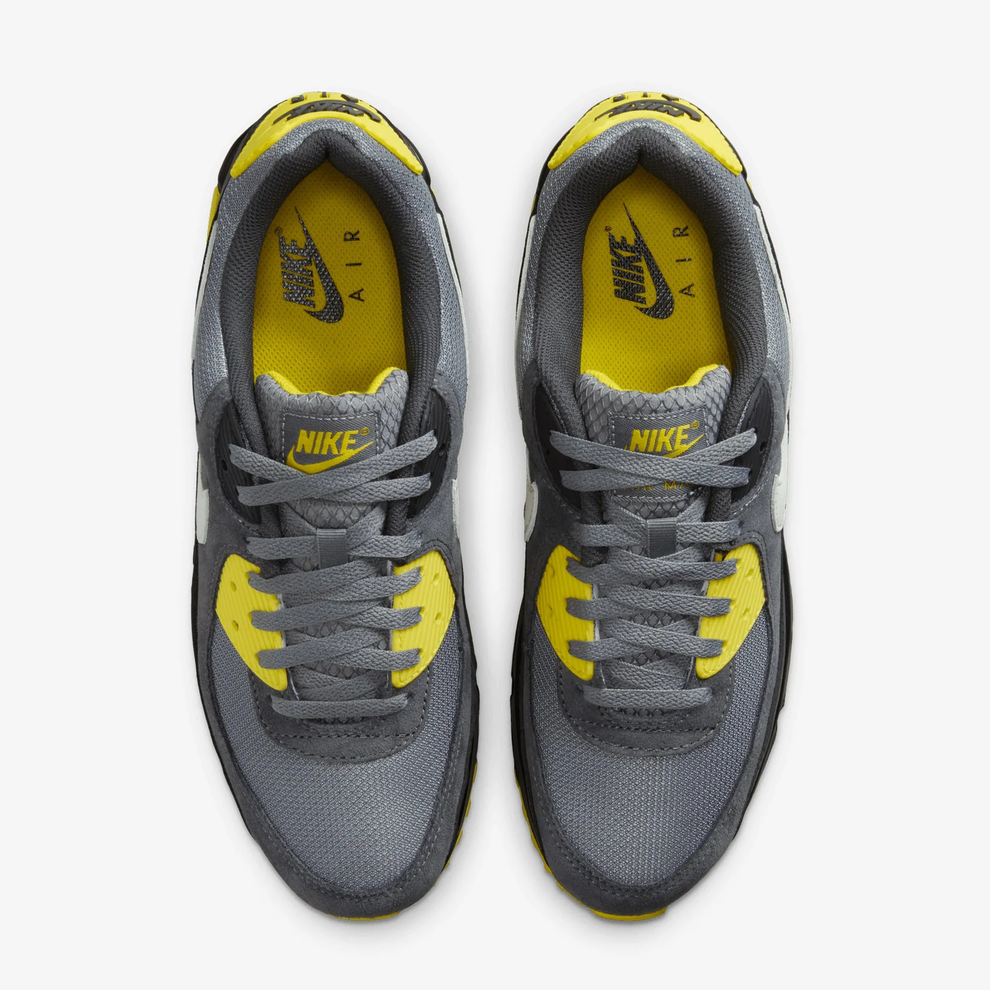 Party Glow Day Long Nike | AIR MAX 90 { SMOKE GREY/LIGHT SILVER-LIGHTENING