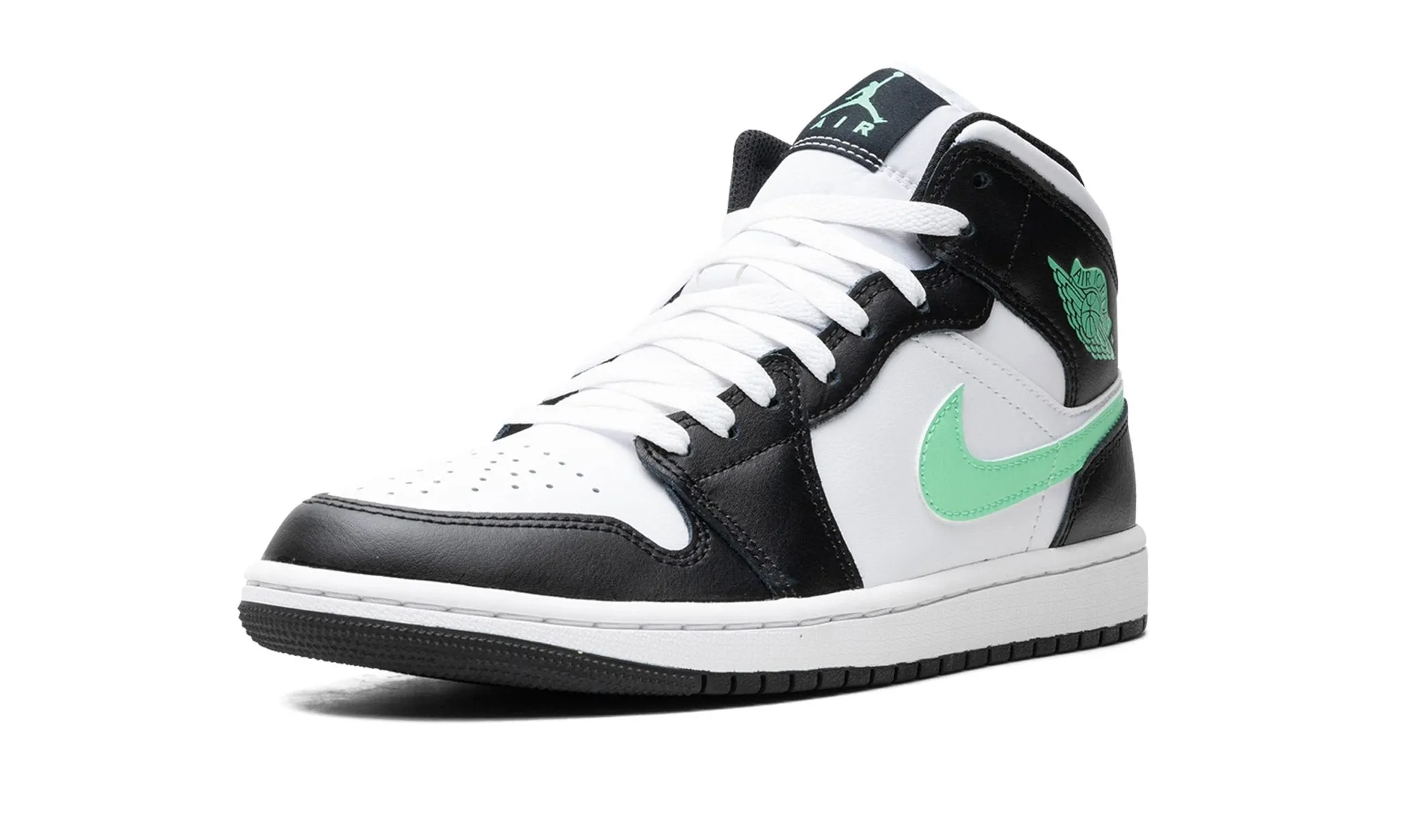 Pool Ready Air Jordan 1 Mid 'Green Glow'