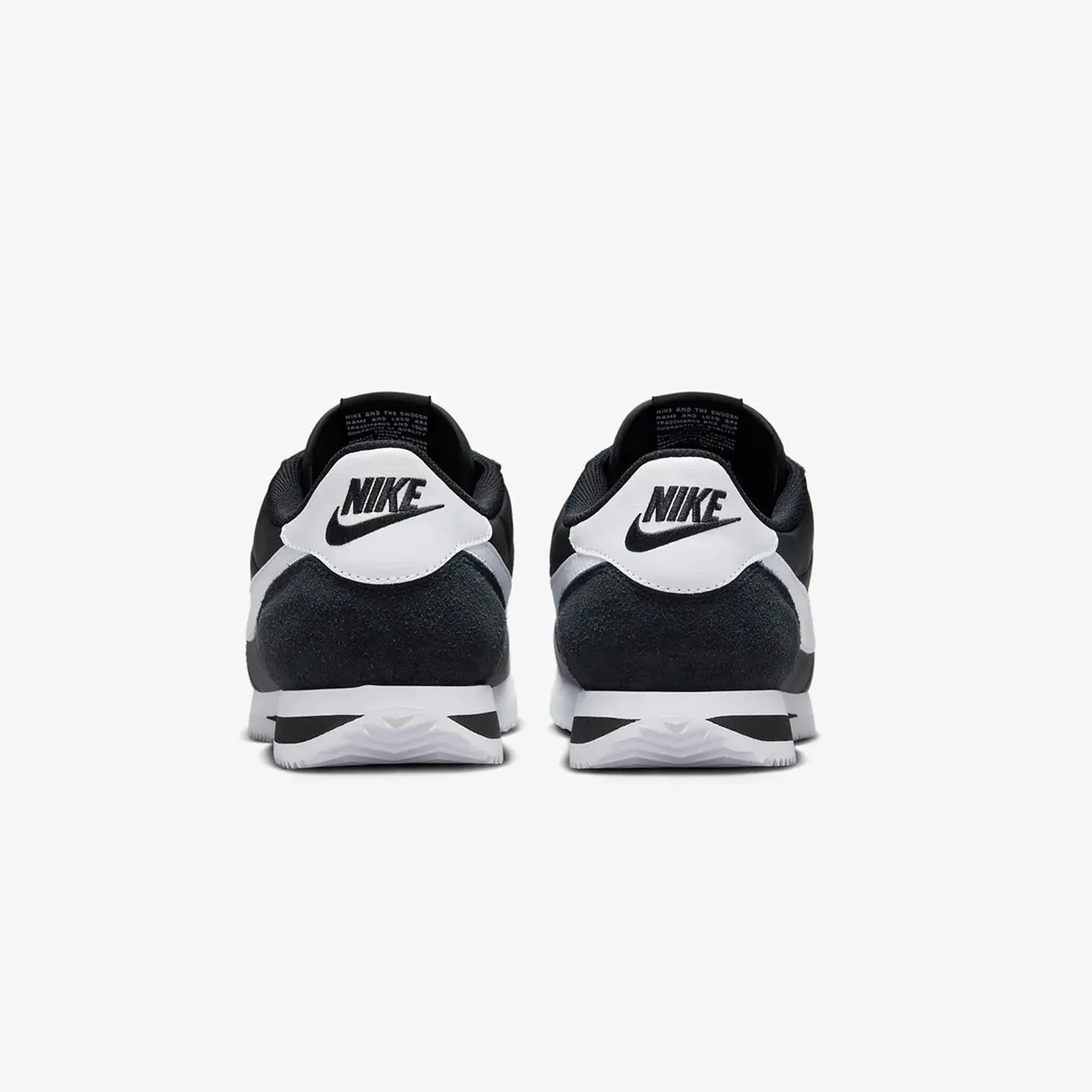 Nike | CORTEZ TXT  { BLACK/WHITE Mix Hue