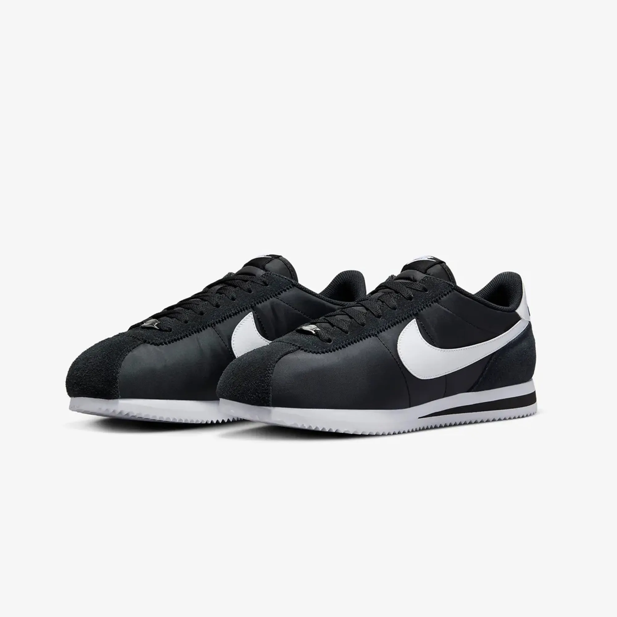 Nike | CORTEZ TXT  { BLACK/WHITE Cold Safe