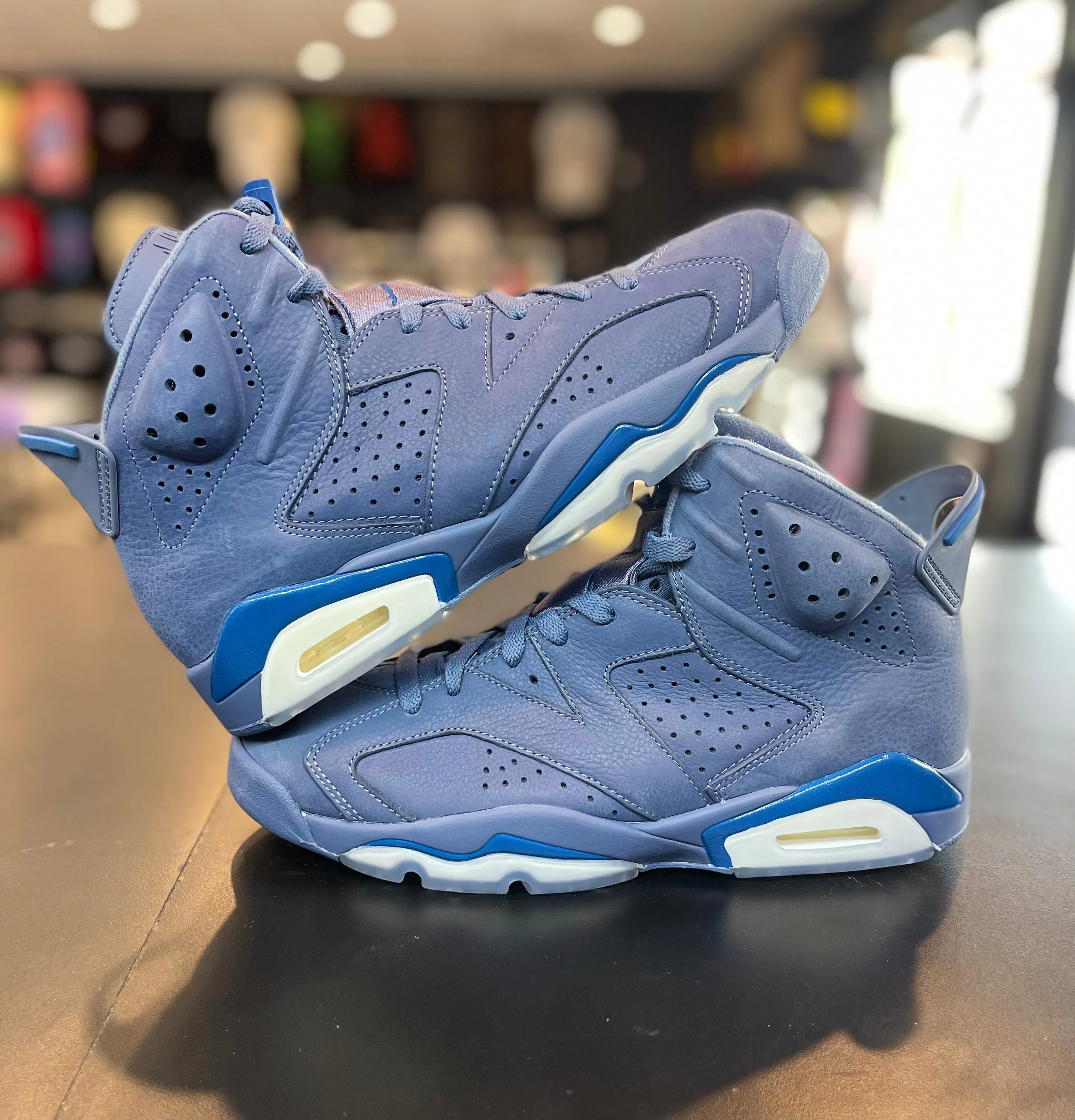 Air Jordan 6 Retro ??Diffused Blue?? Park Jogger Route Walk