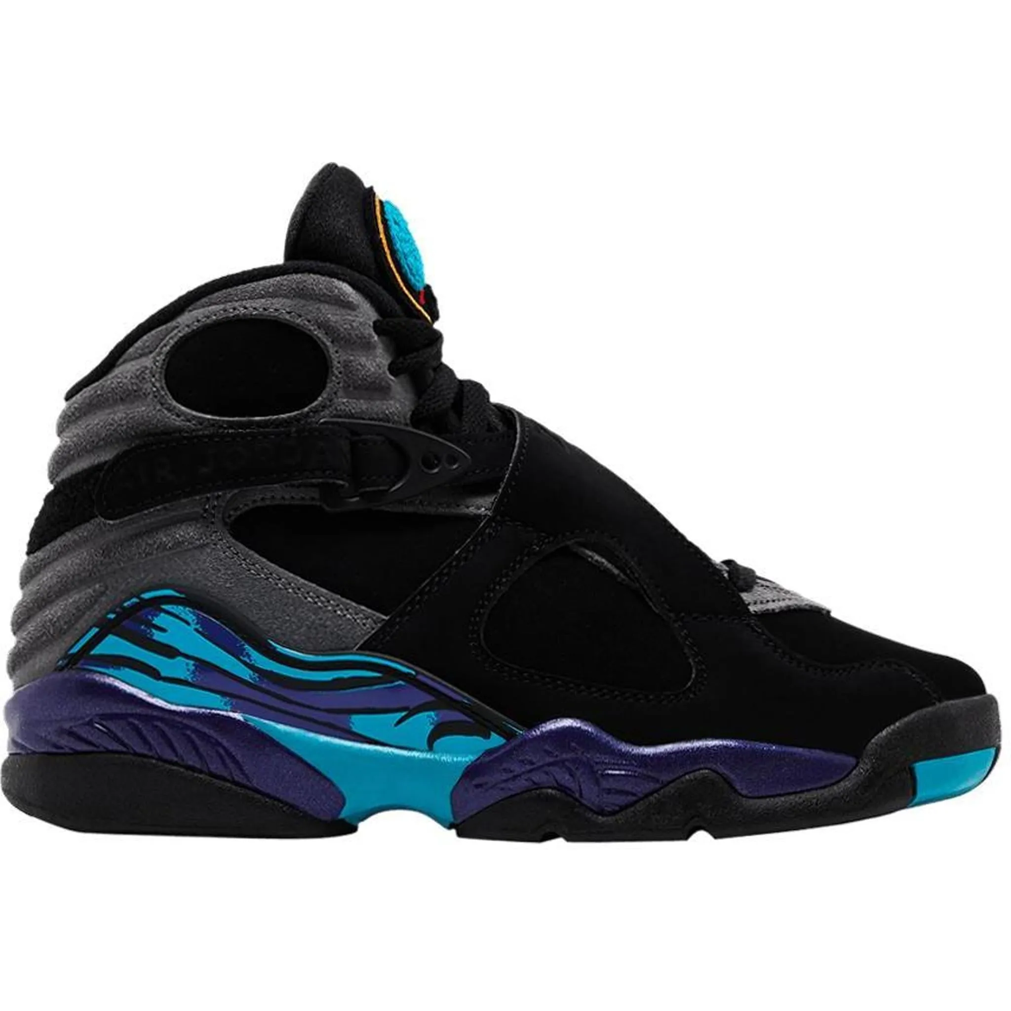 Jordan 8 Retro Aqua (2025) (GS) Cushioned heel