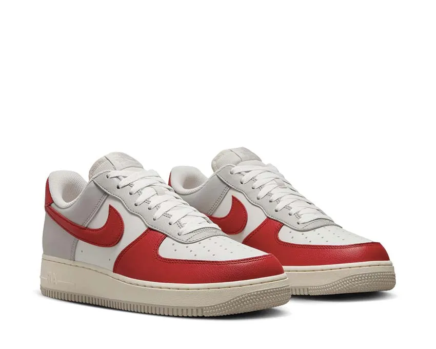 Nike Air Force 1 '07 LV8 "Red Toe" Grip Sole Street Scene