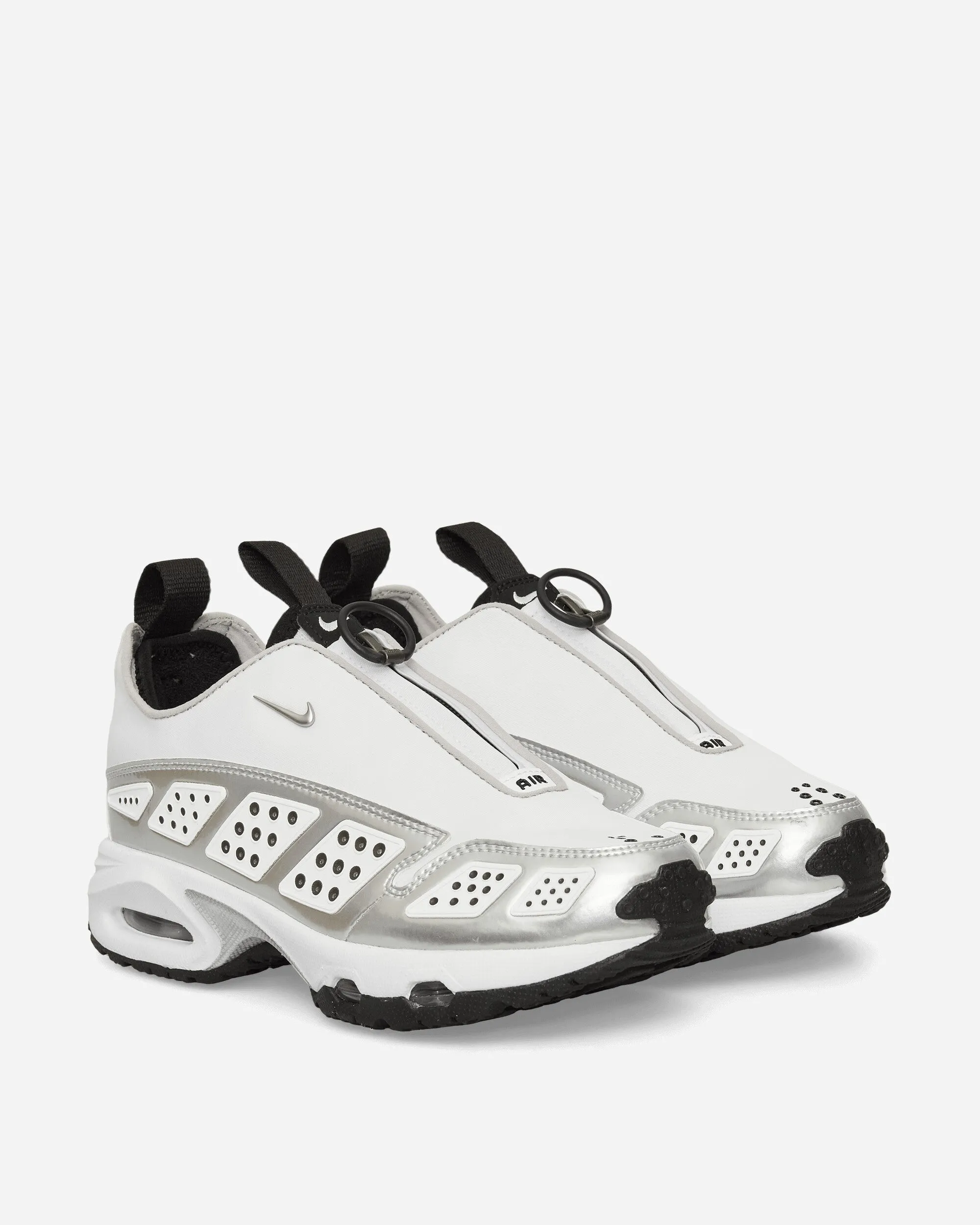 Women's Air Max SNDR Sneakers White / Black / Metallic Silver Narrow Fit Fire Red