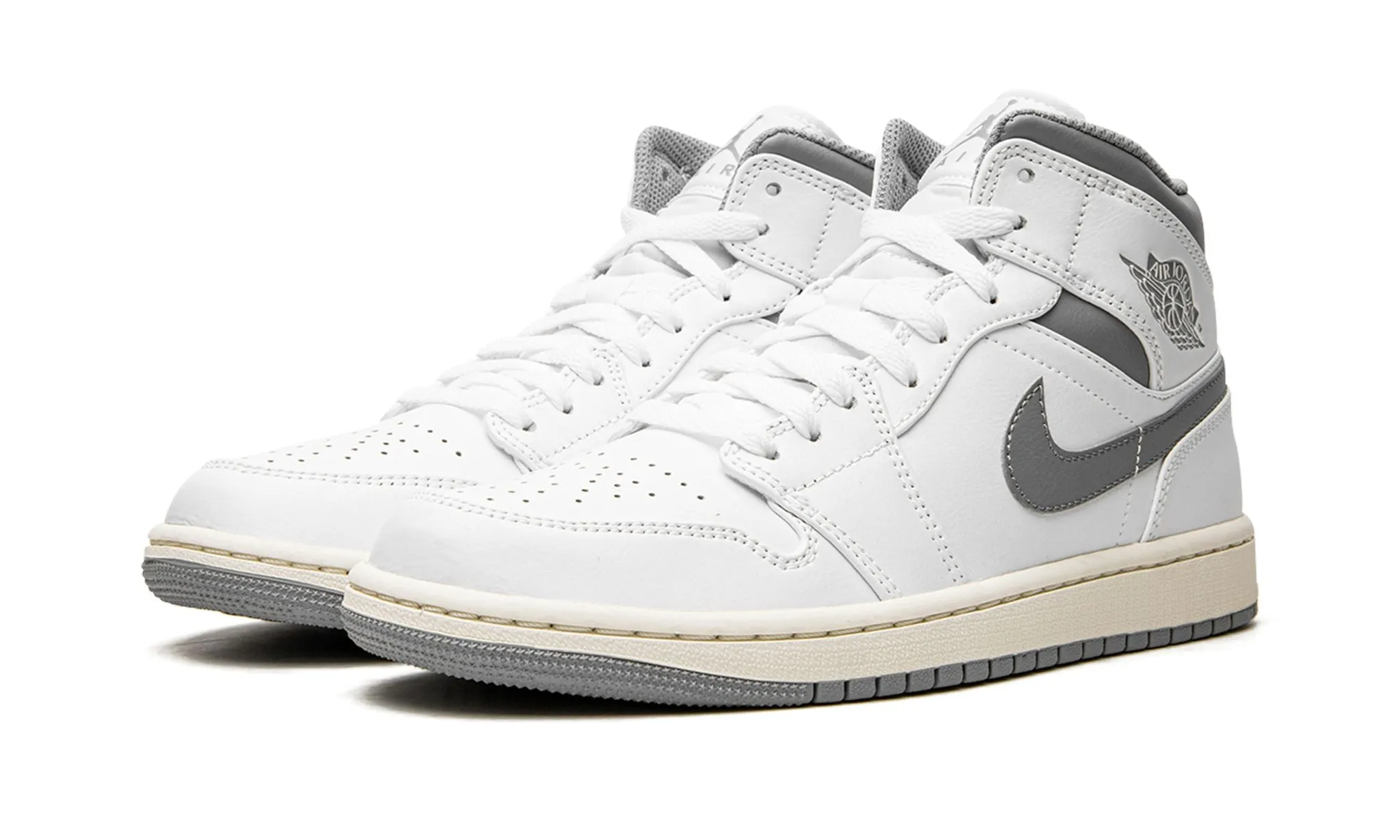 Air Jordan 1 Mid Neutral Grey Drive Ready Lightweight Outsole