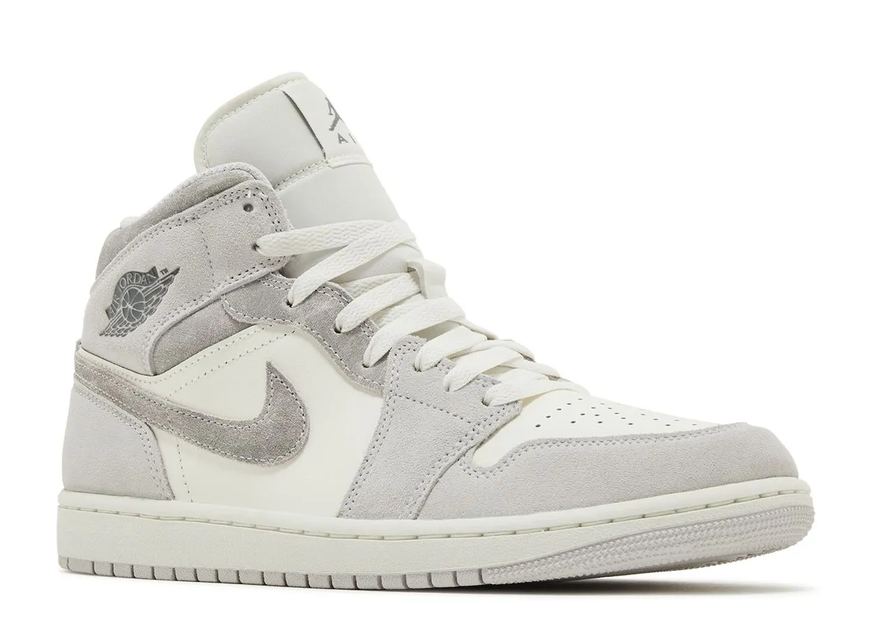 Air Jordan 1 Mid SE Neutral Grey Sail Ridge Jog