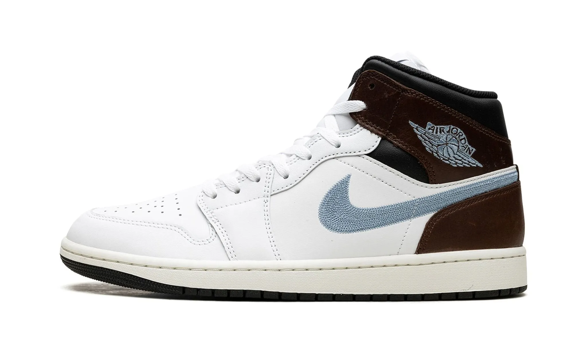 Orange Pop Air Jordan 1 Retro Mid SE 'Brown Blue Grey'
