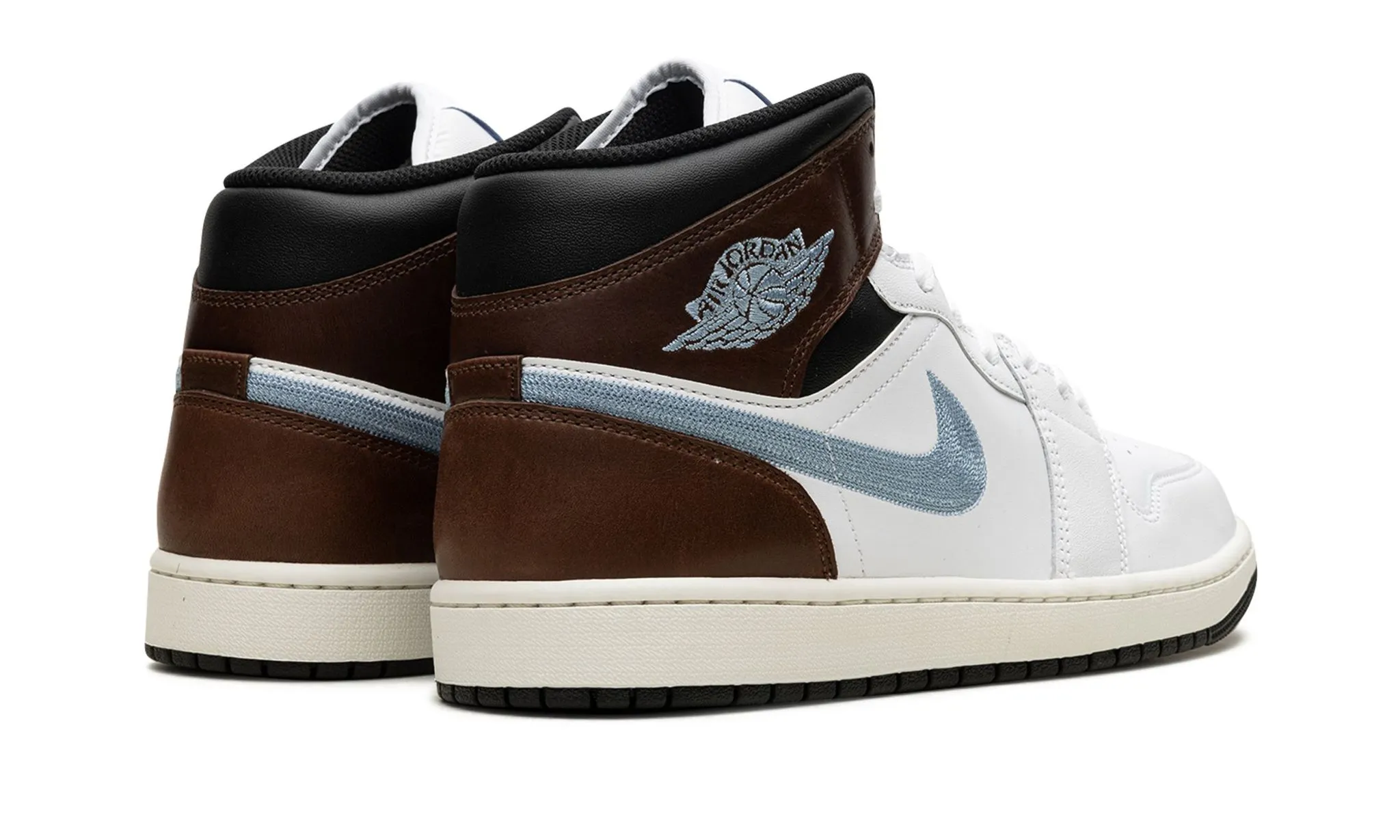 MeshMaterial Air Jordan 1 Retro Mid SE 'Brown Blue Grey'