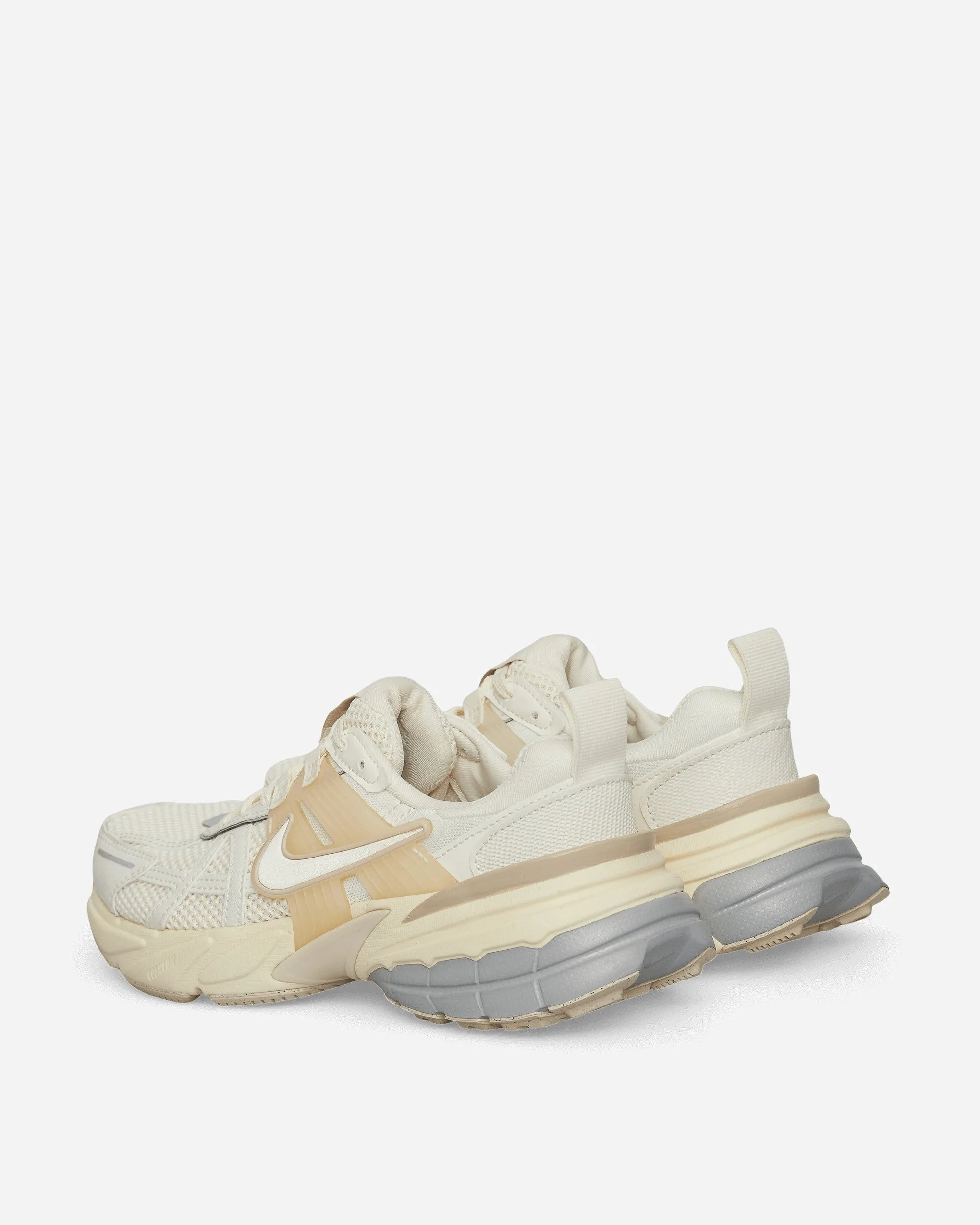 Fresh Tone Leather Upper Women's V2K Run Sneakers Pale Ivory / Coconut Milk
