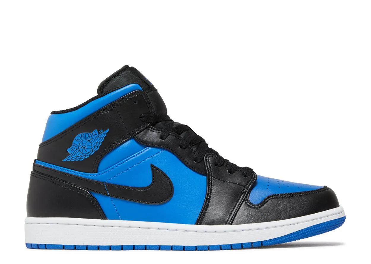 Work Hike Air Jordan 1 Mid Black Royal Blue
