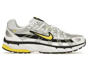 Nike P-6000 Metallic Platinum Opti Yellow (Women's) Park running need Dynamic Grip